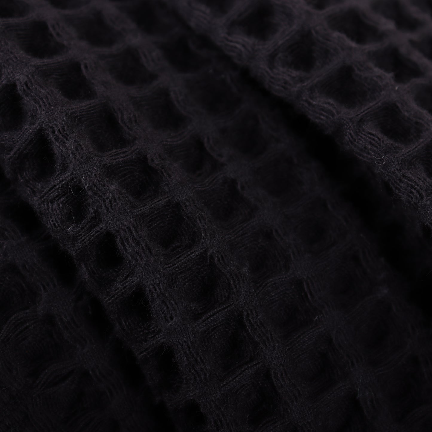 Black Waffle Weave Towels Sets - 2 Bath, 2 Hand Towels