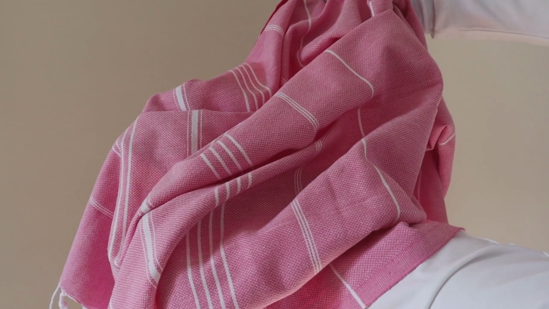 Pink Turkish Beach Towel Sultan