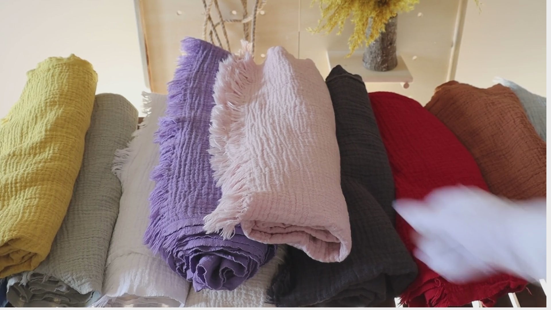 Muslin Throw Blankets