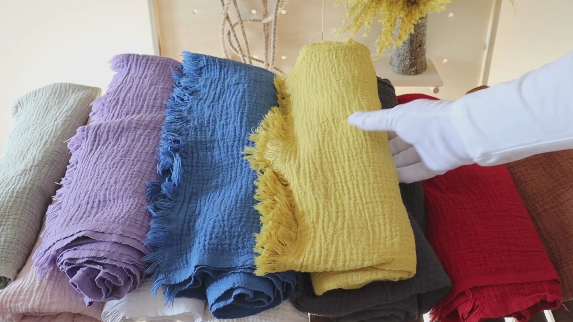 Muslin Throw Blankets