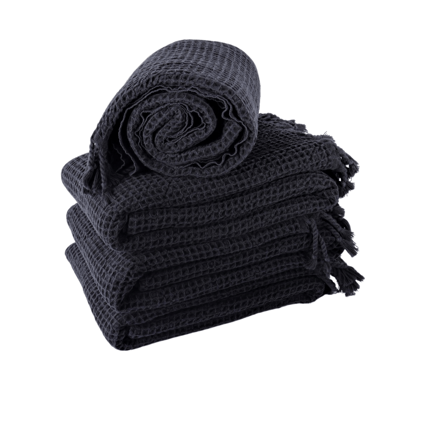 Anthracite Turkish Waffle Towels