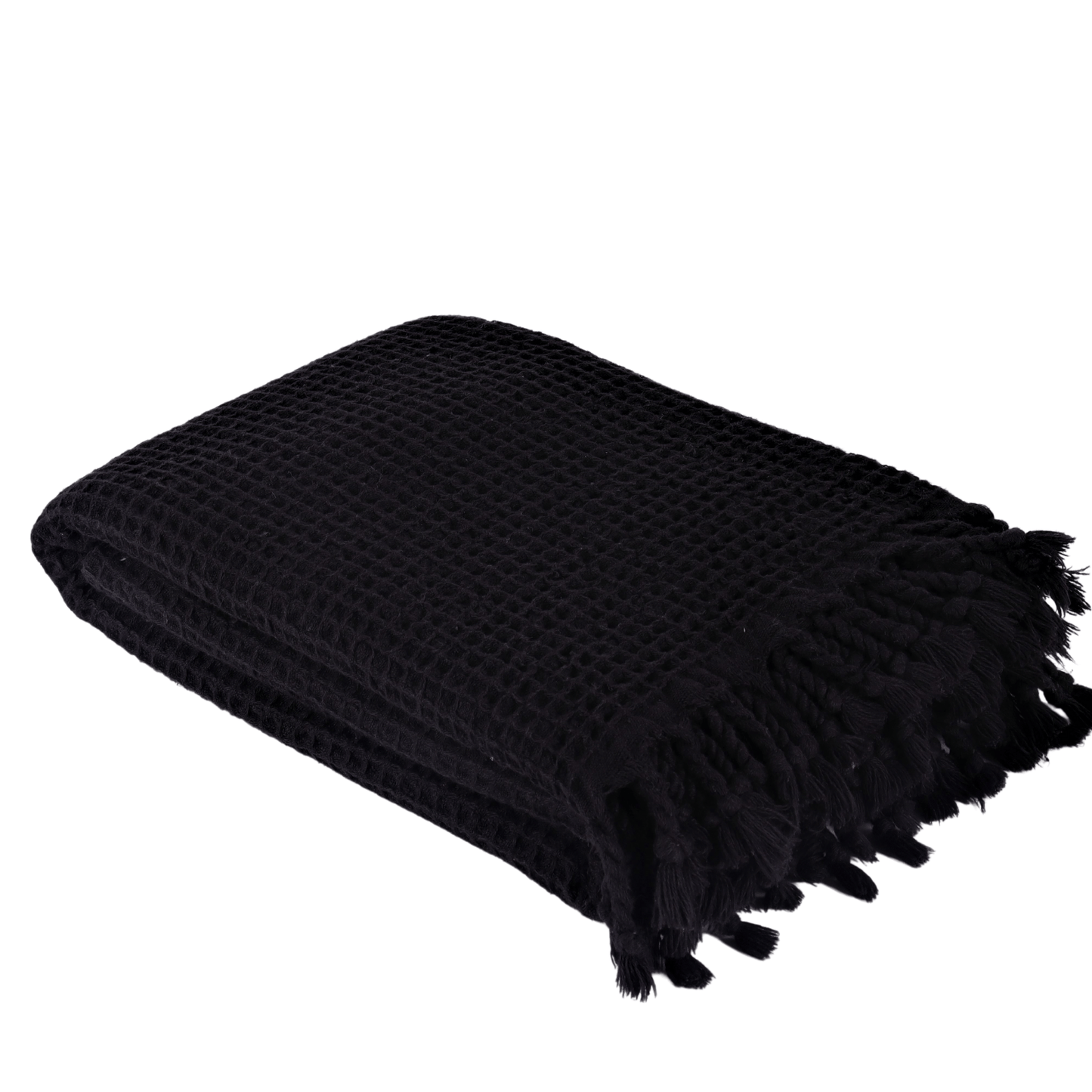 Black Turkish Waffle Towels
