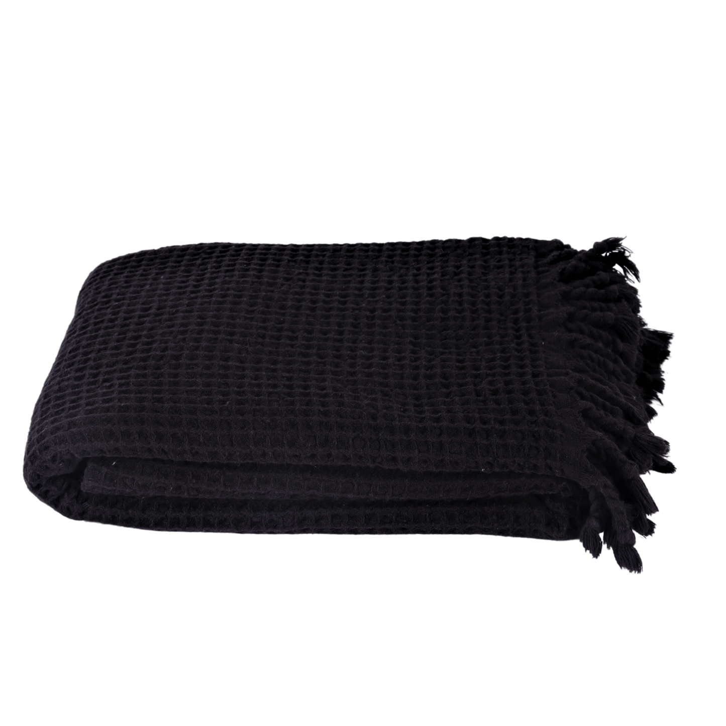 Black Turkish Waffle Towels