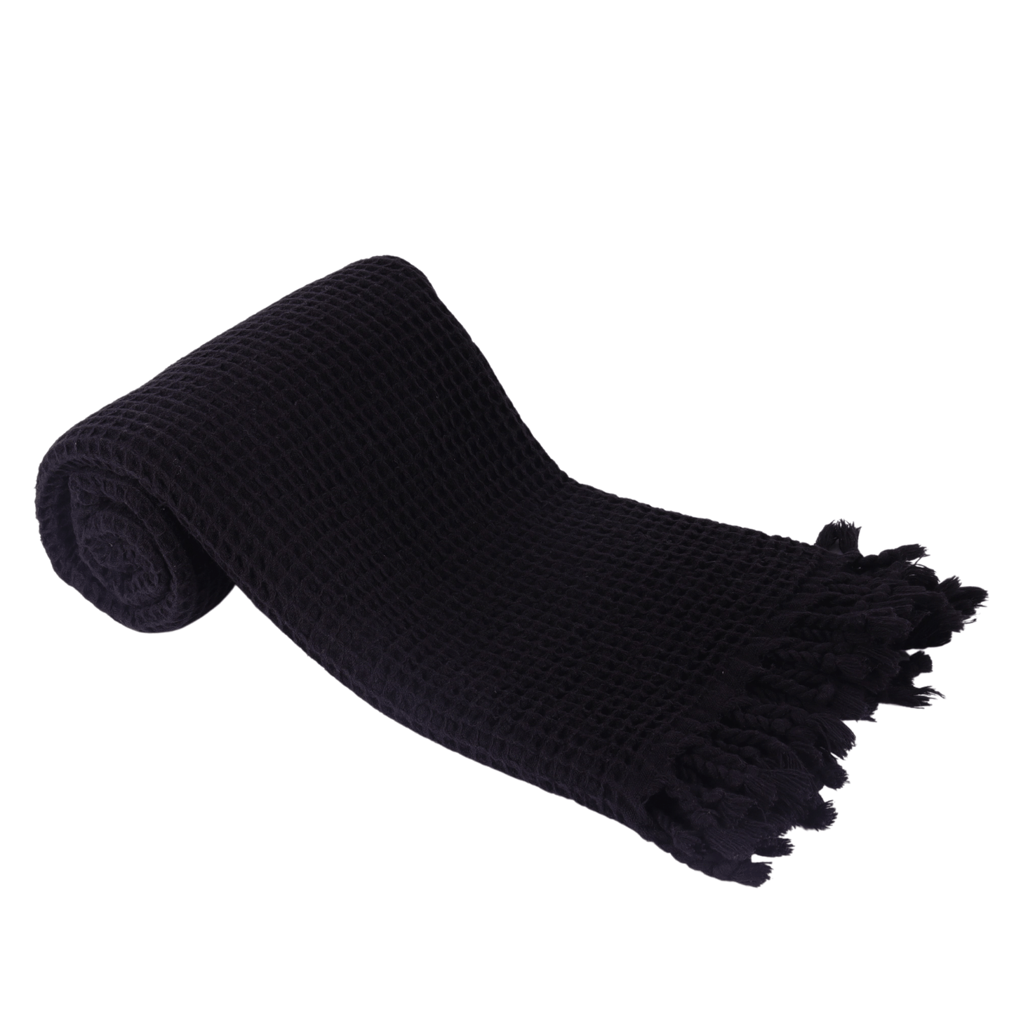 Black Turkish Waffle Towels