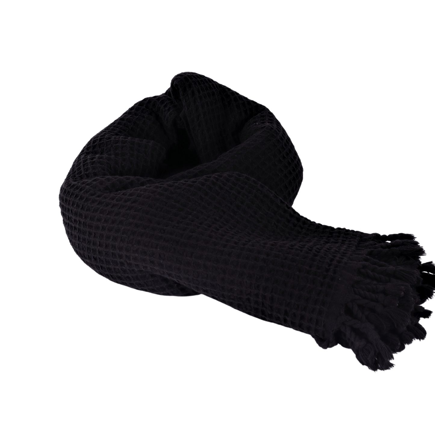 Black Turkish Waffle Towels