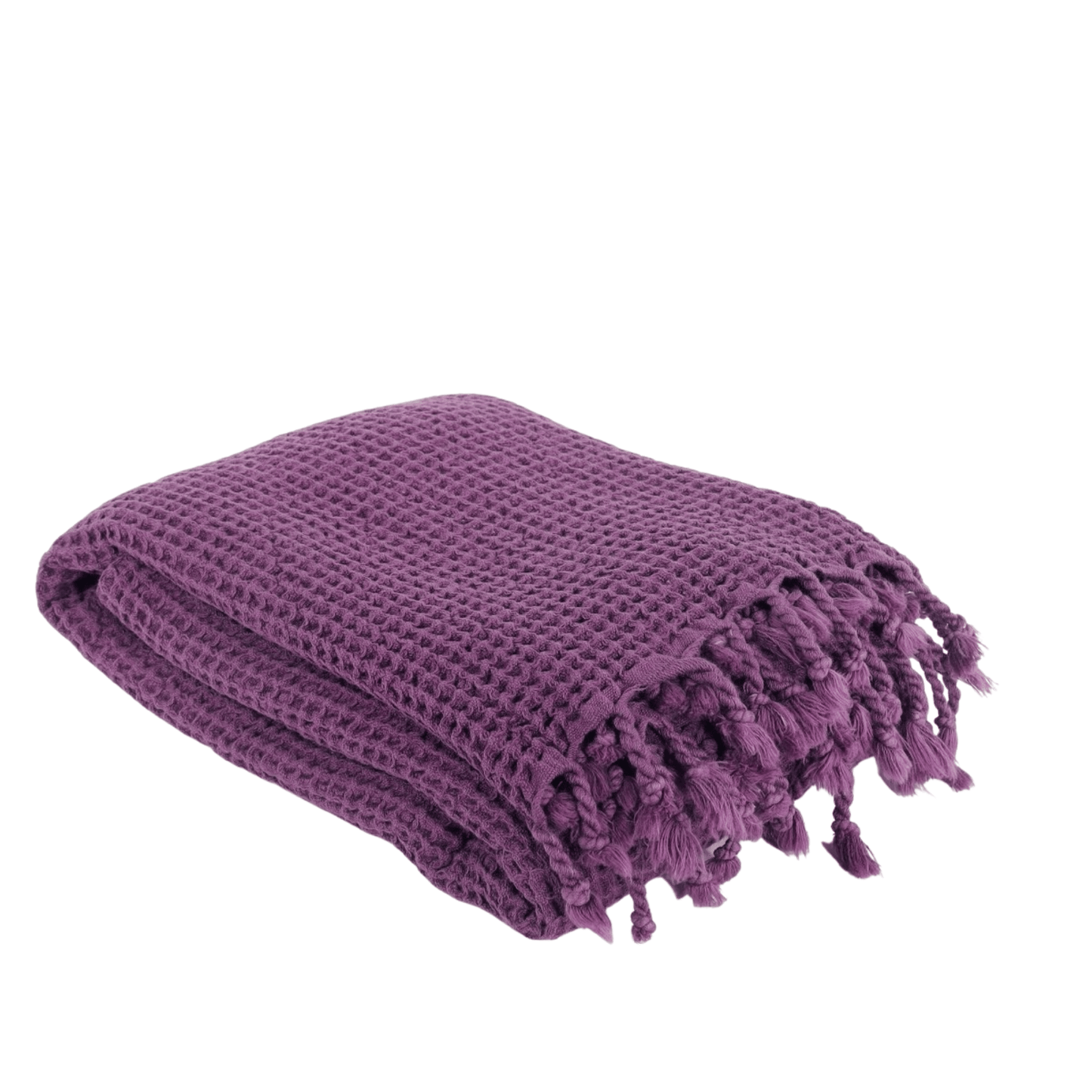 Dark Purple Turkish Waffle Towels