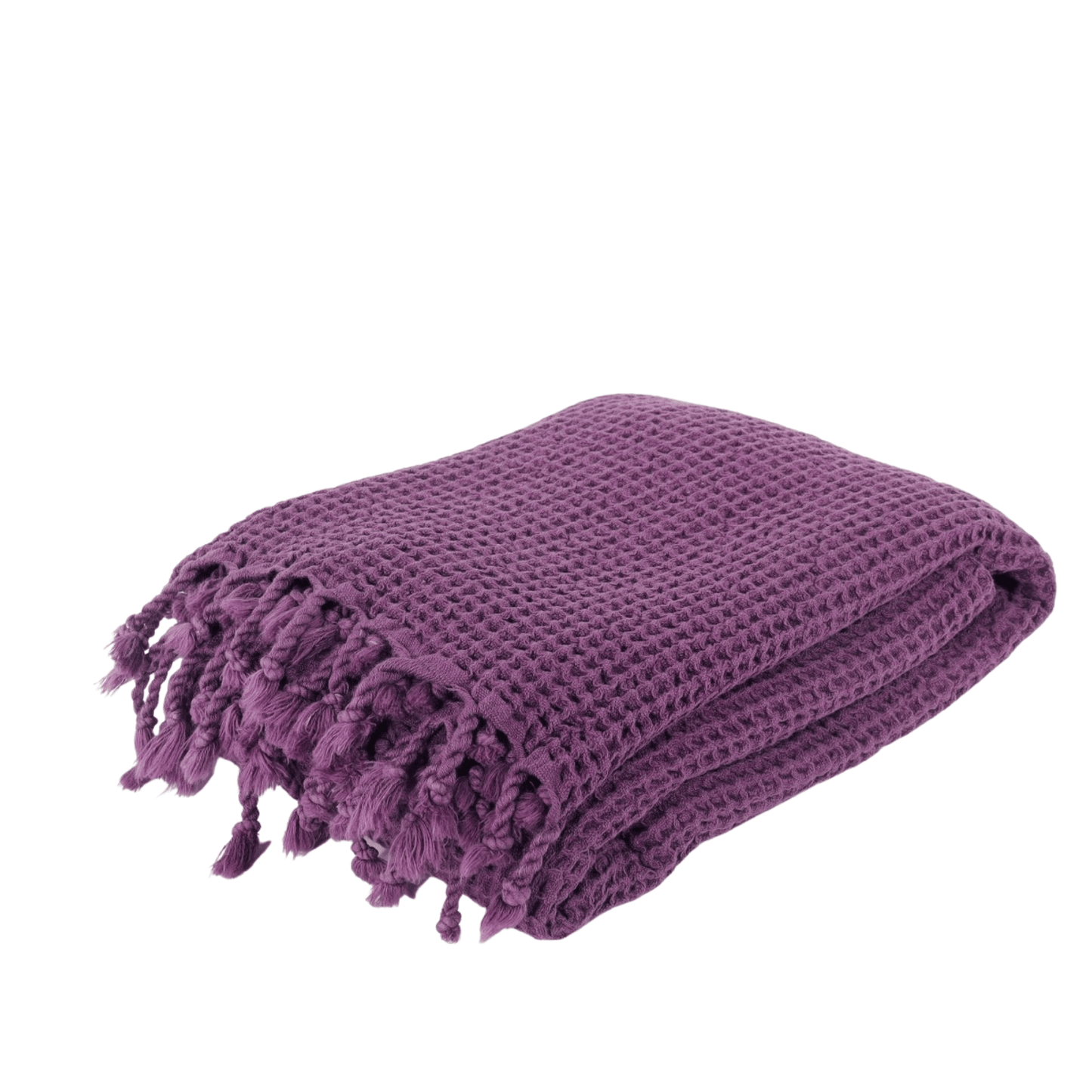 Dark Purple Turkish Waffle Towels