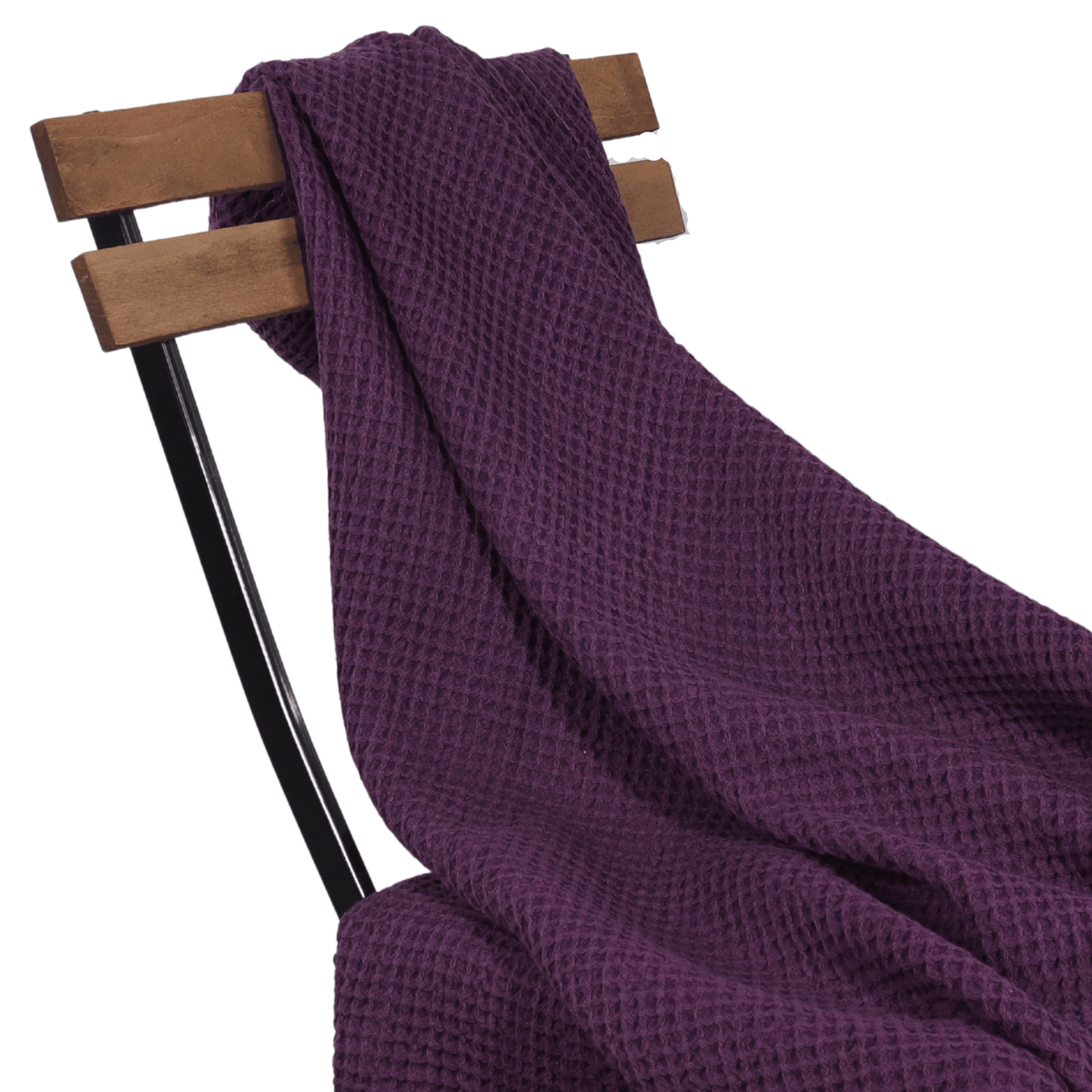 Dark Purple Turkish Waffle Towels