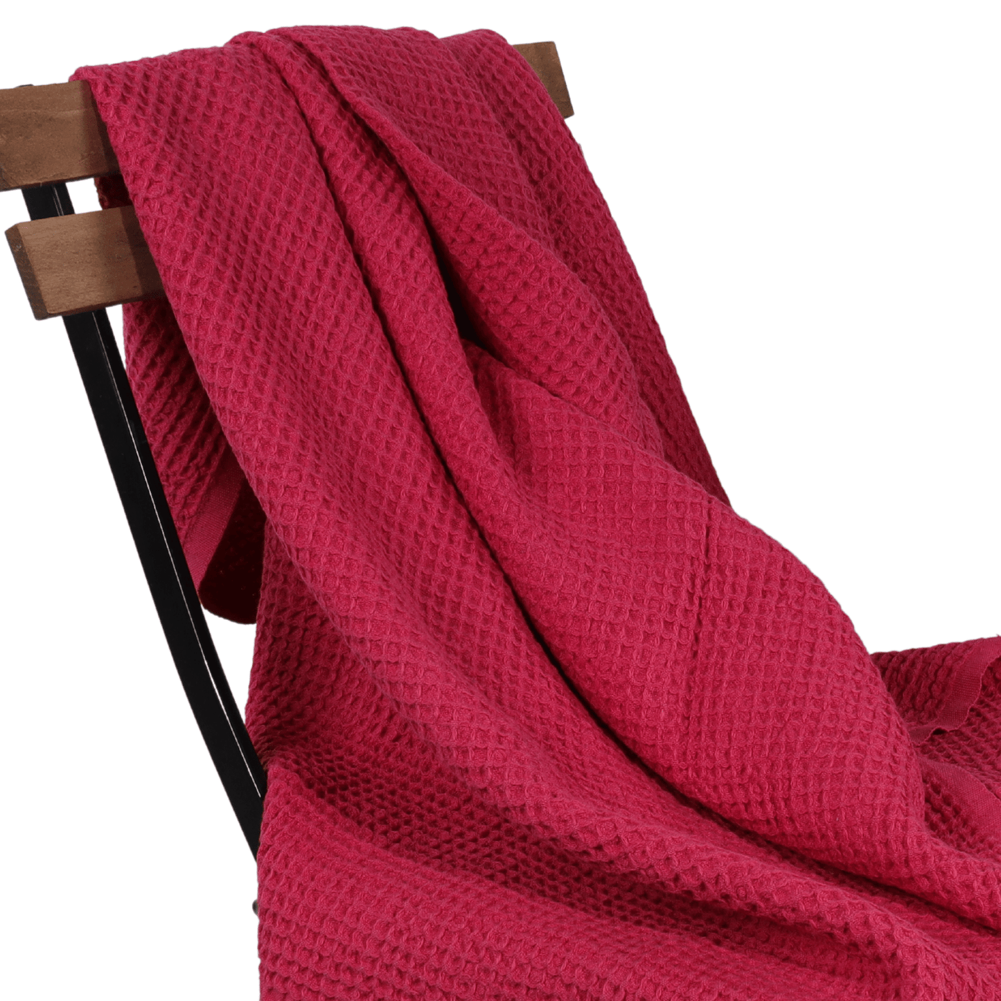 Fuchsia Turkish Waffle Towels
