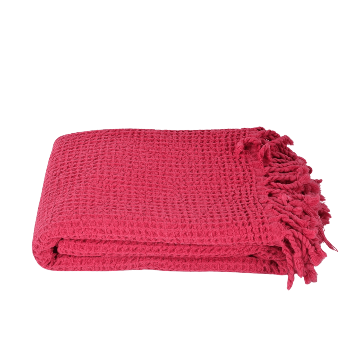Fuchsia Turkish Waffle Towels