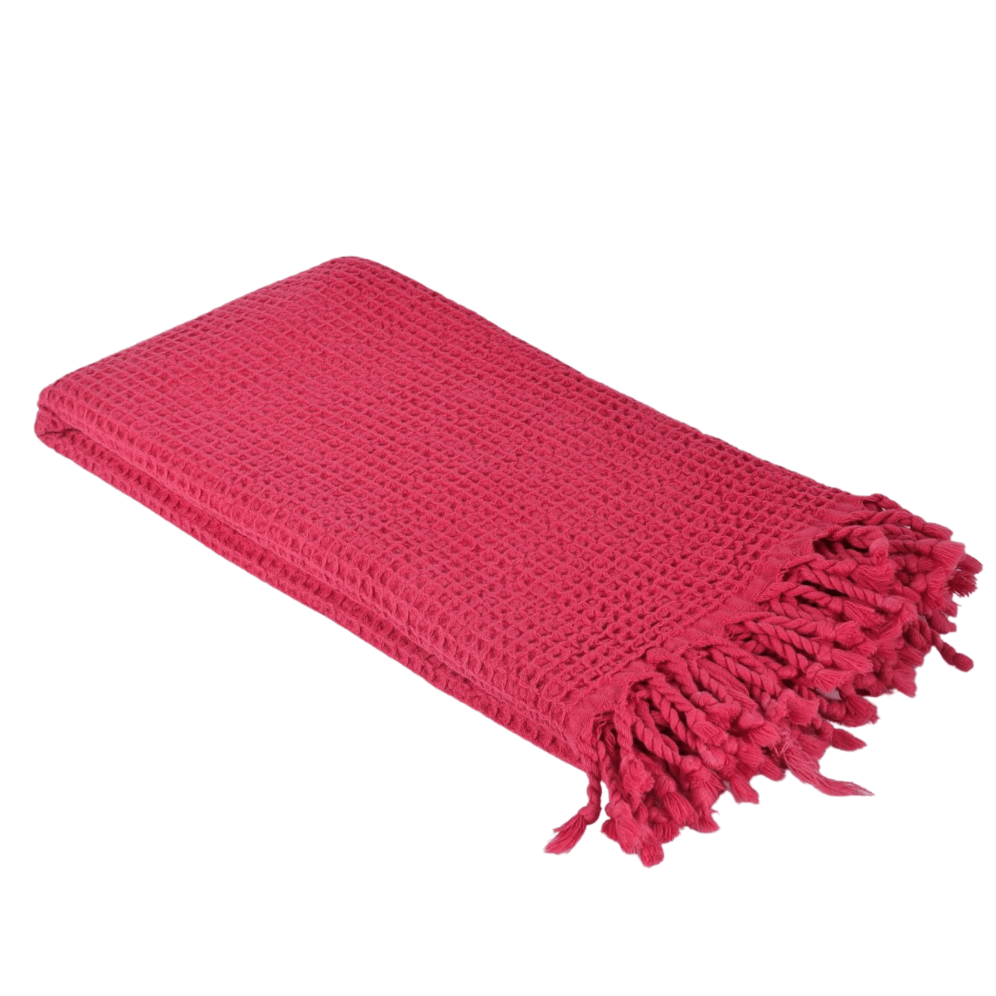 Fuchsia Turkish Waffle Towels