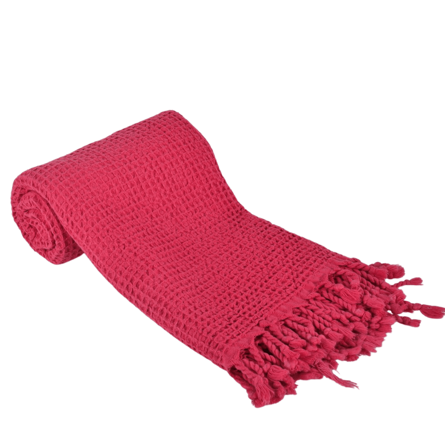 Fuchsia Turkish Waffle Towels