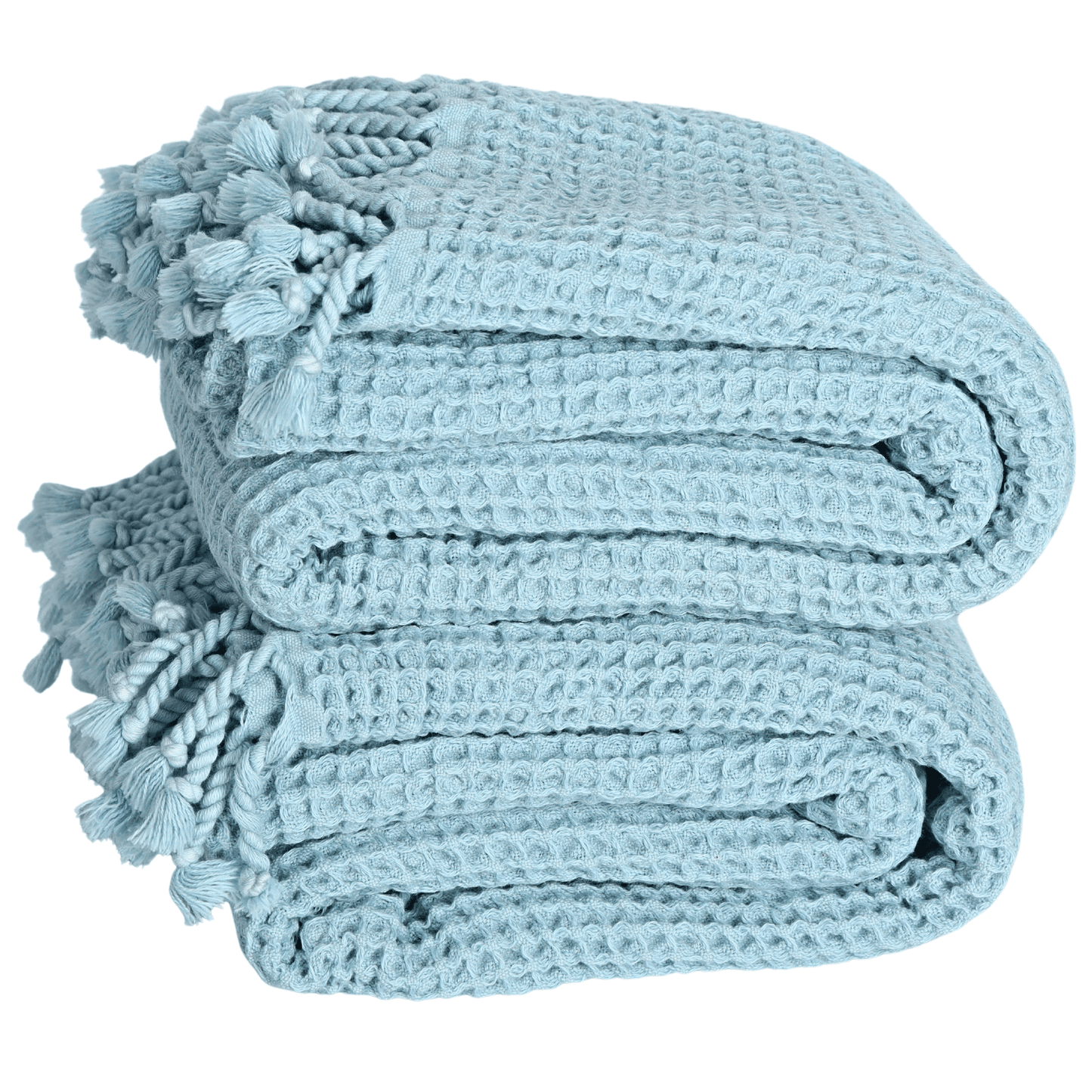 Ice Blue Turkish Waffle Towels