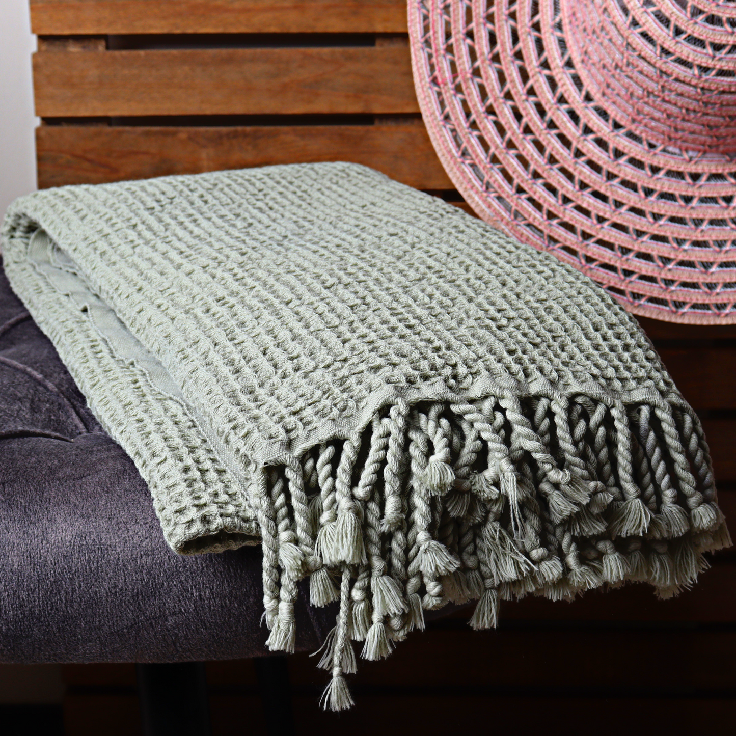 Ice Green Turkish Waffle Towels