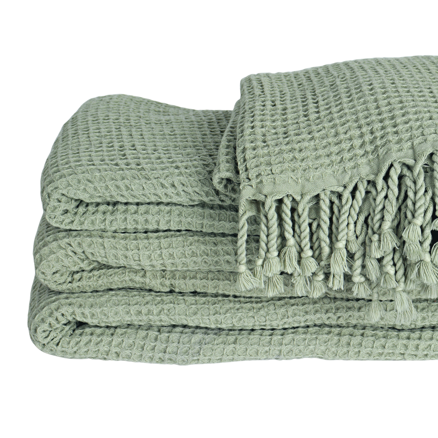 Ice Green Turkish Waffle Towels