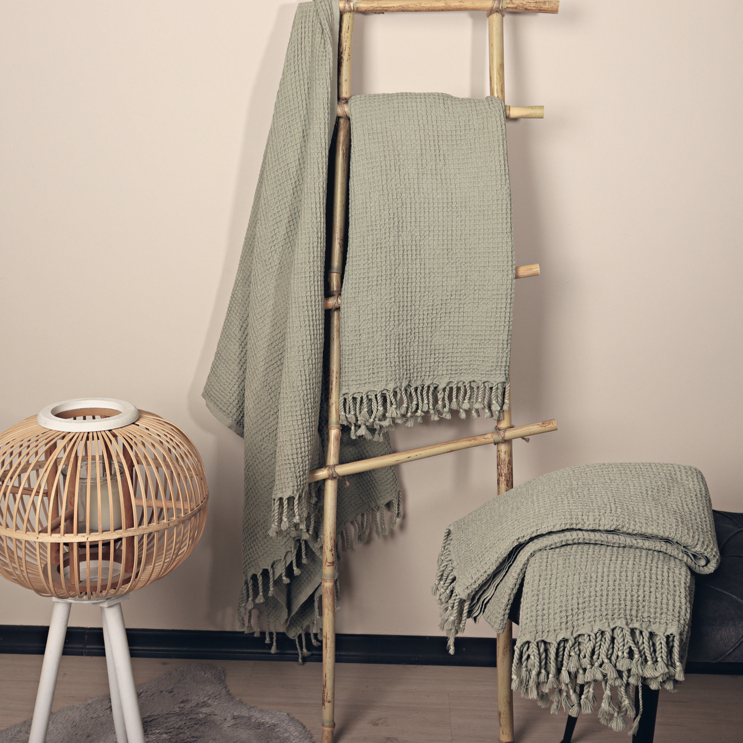 Ice Green Turkish Waffle Towels