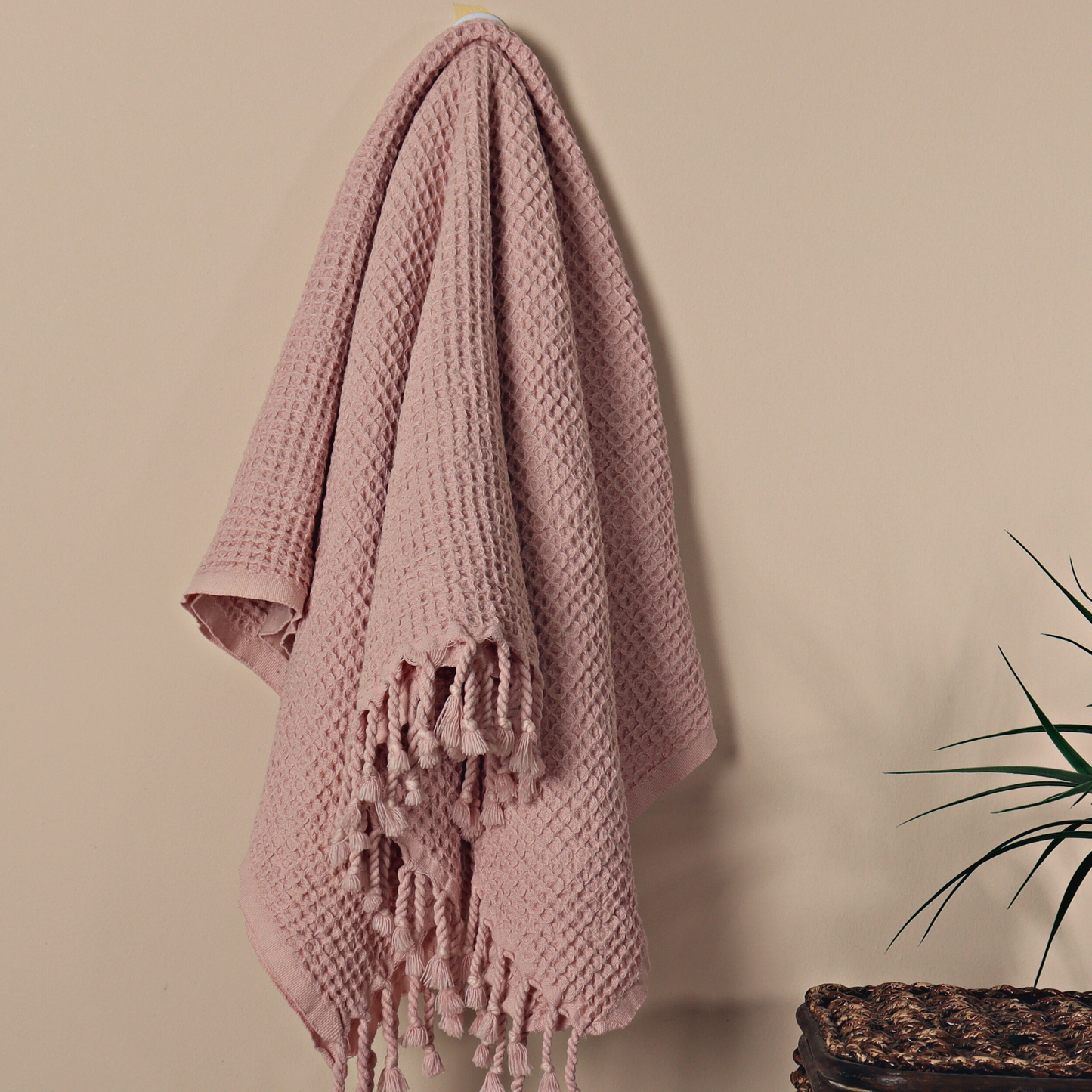 Light Pink Turkish Waffle Towels