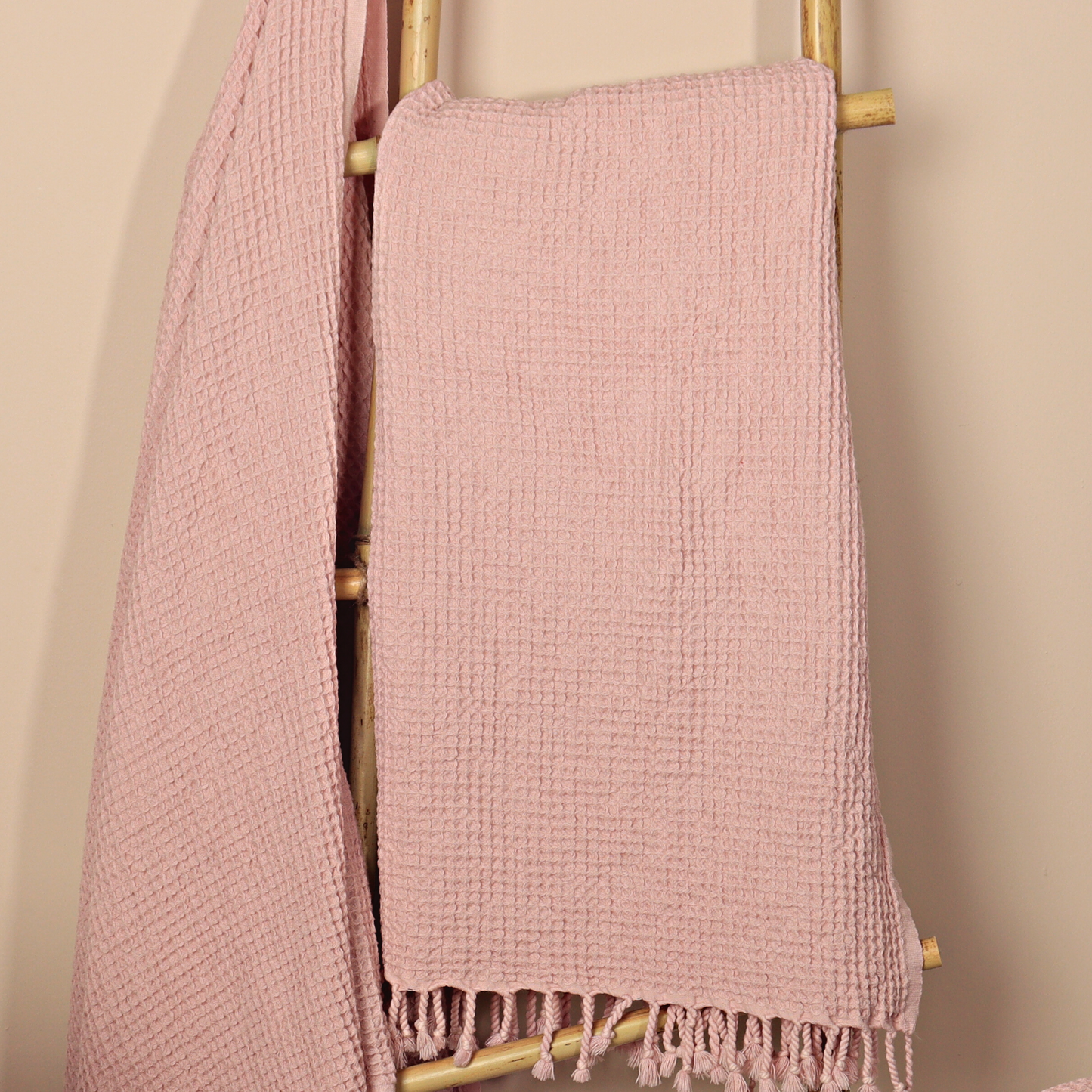 Light Pink Turkish Waffle Towels