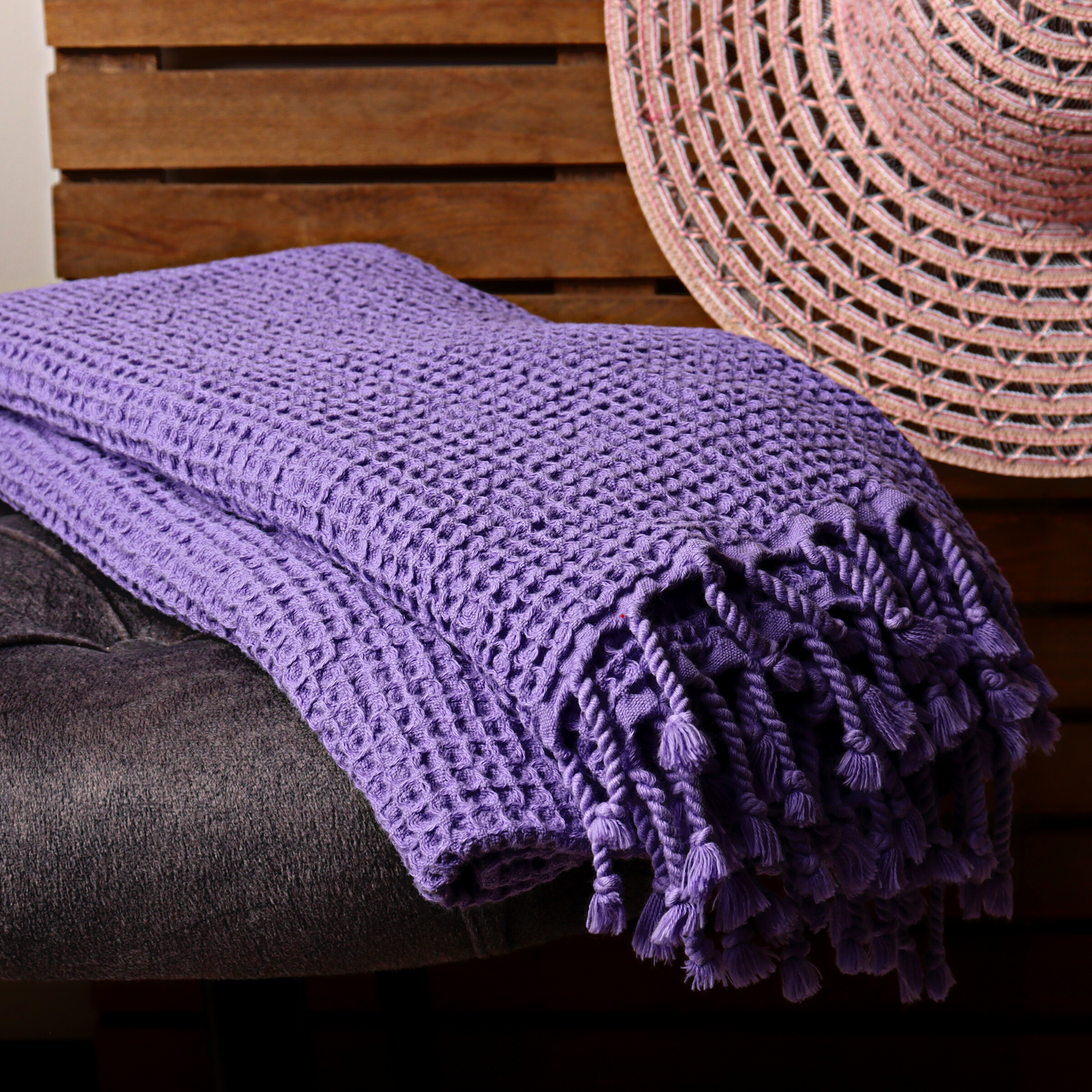 Light Purple Turkish Waffle Towels