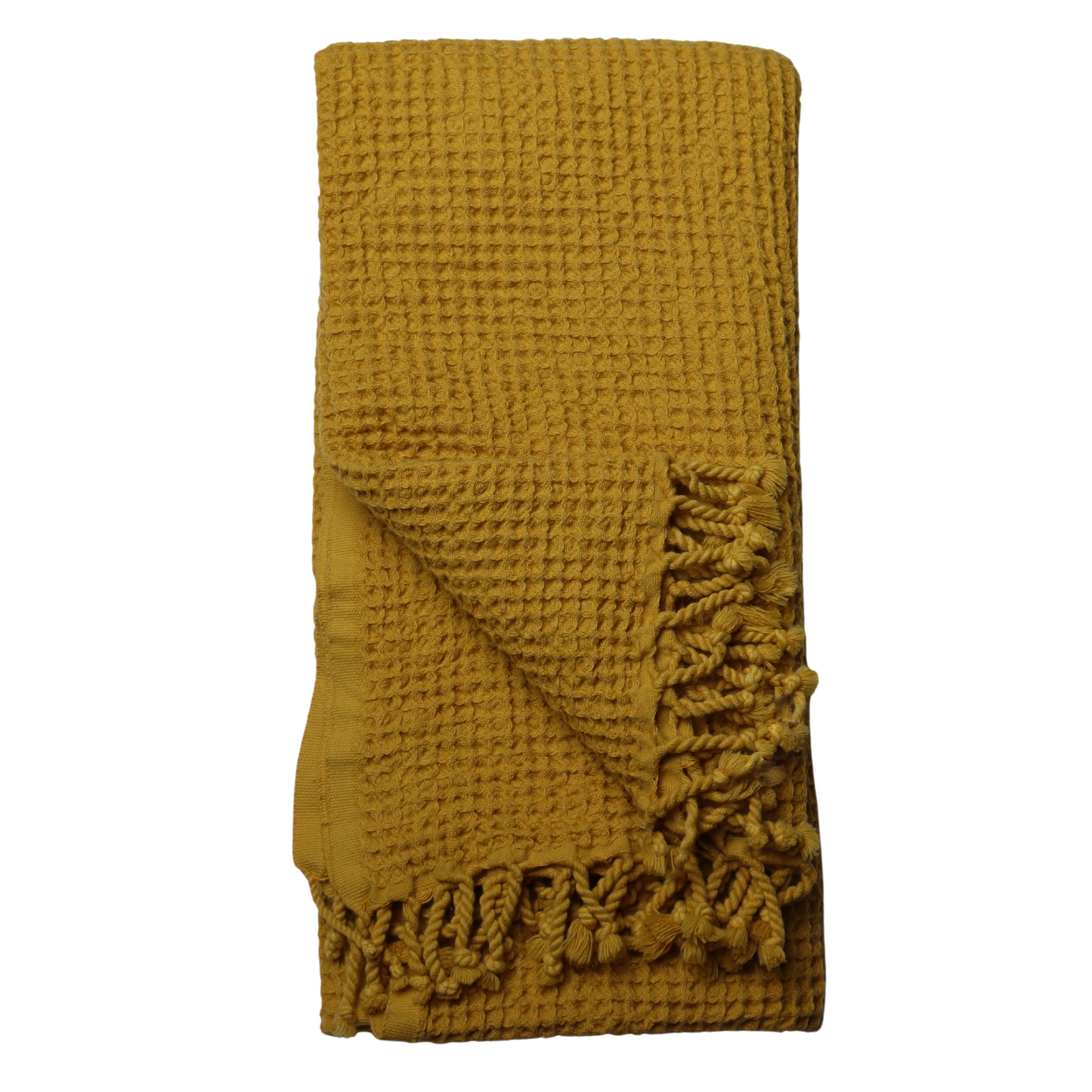 Mustard Yellow Turkish Waffle Towels