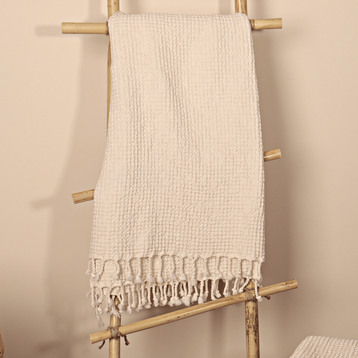 Cream Turkish Waffle Towels