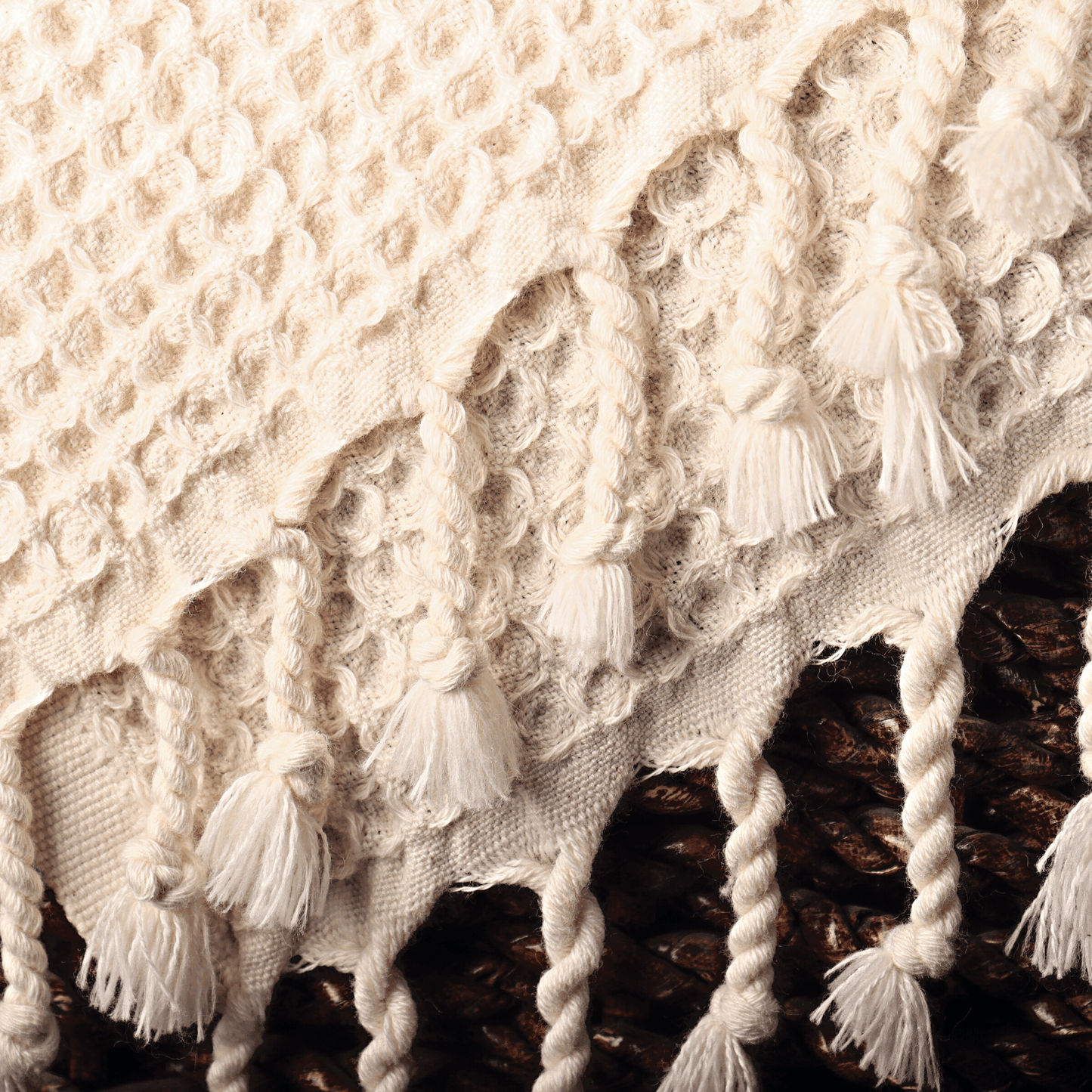 Cream Turkish Waffle Towels