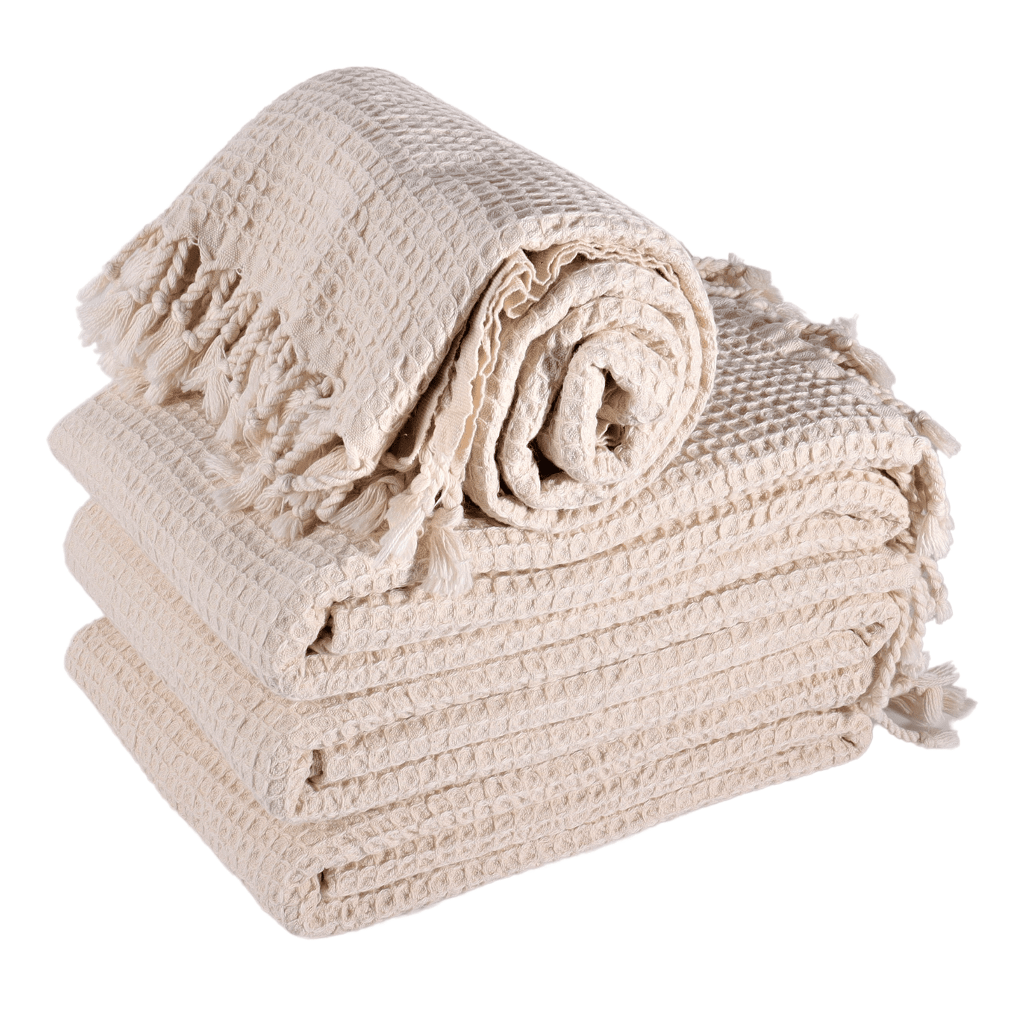 Natural Turkish Waffle Towels
