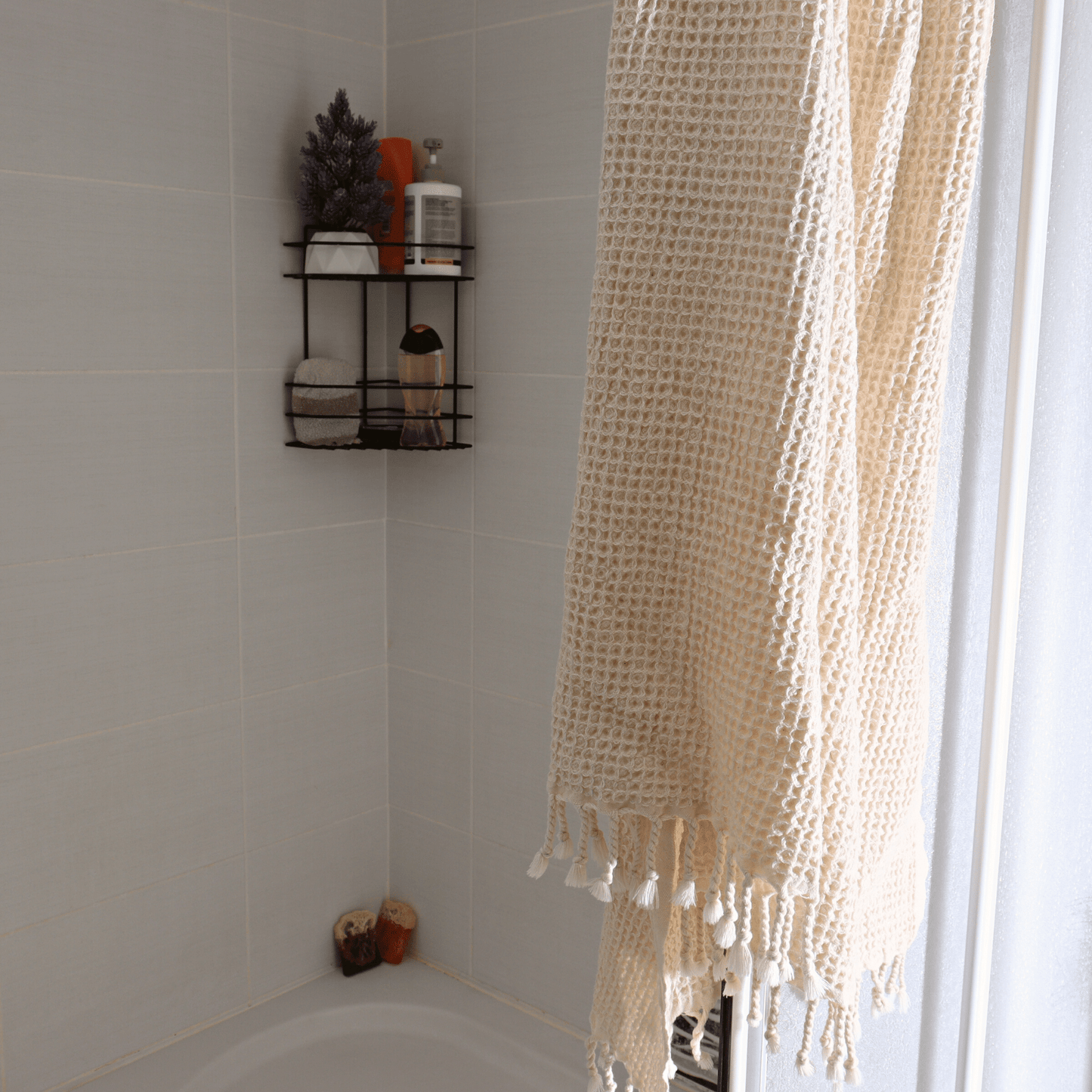 Natural Turkish Waffle Towels