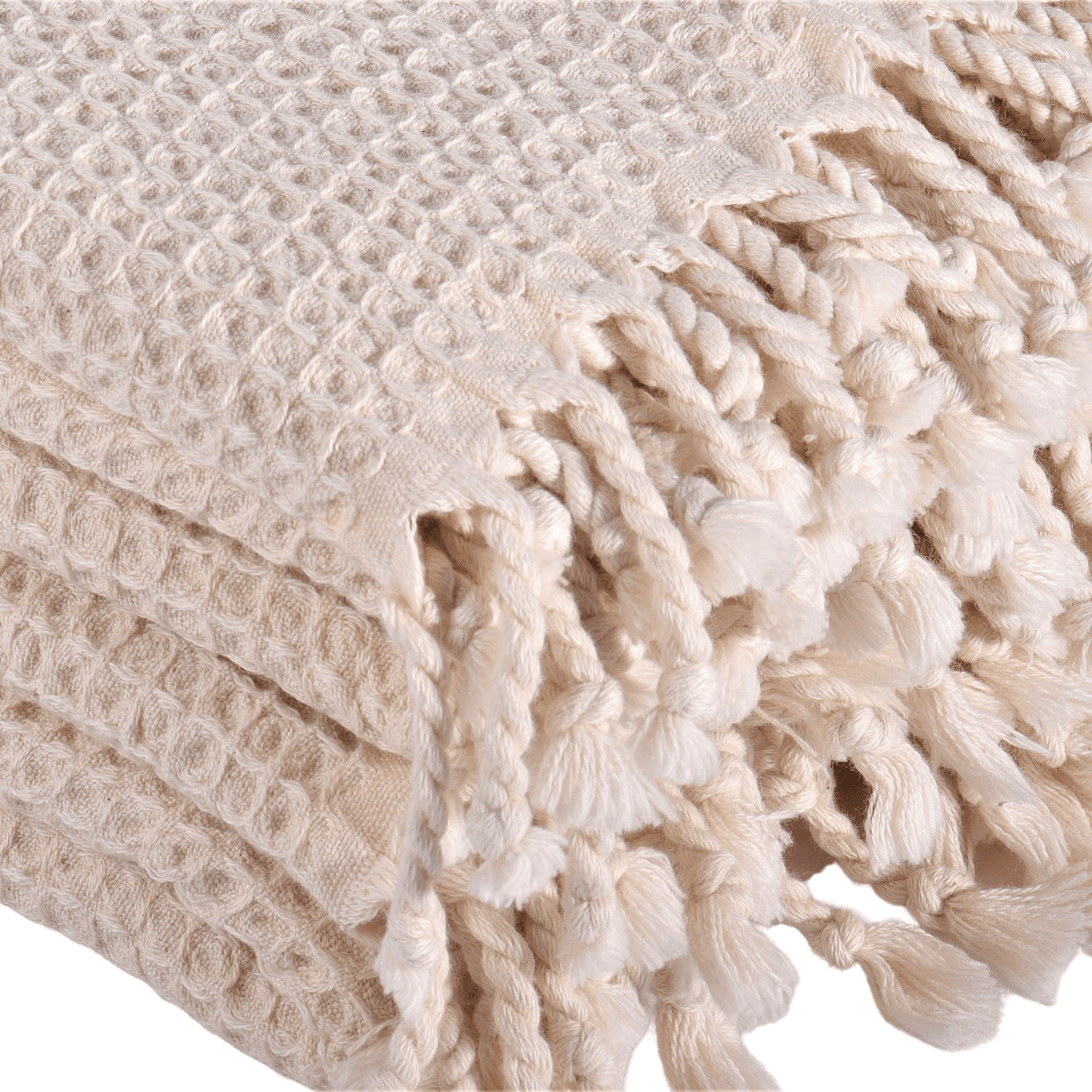 Natural Turkish Waffle Towels