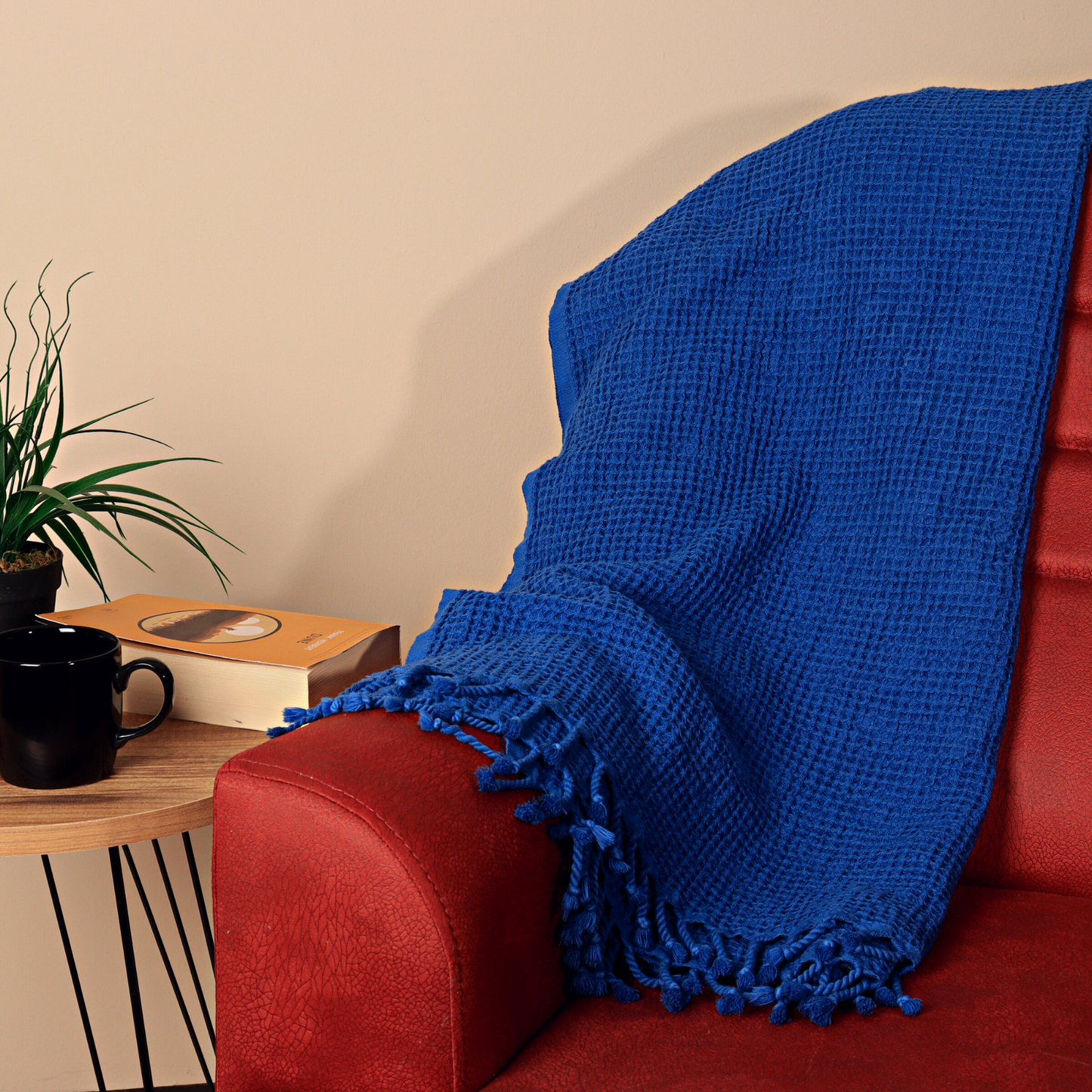 Navy Blue Turkish Waffle Towels