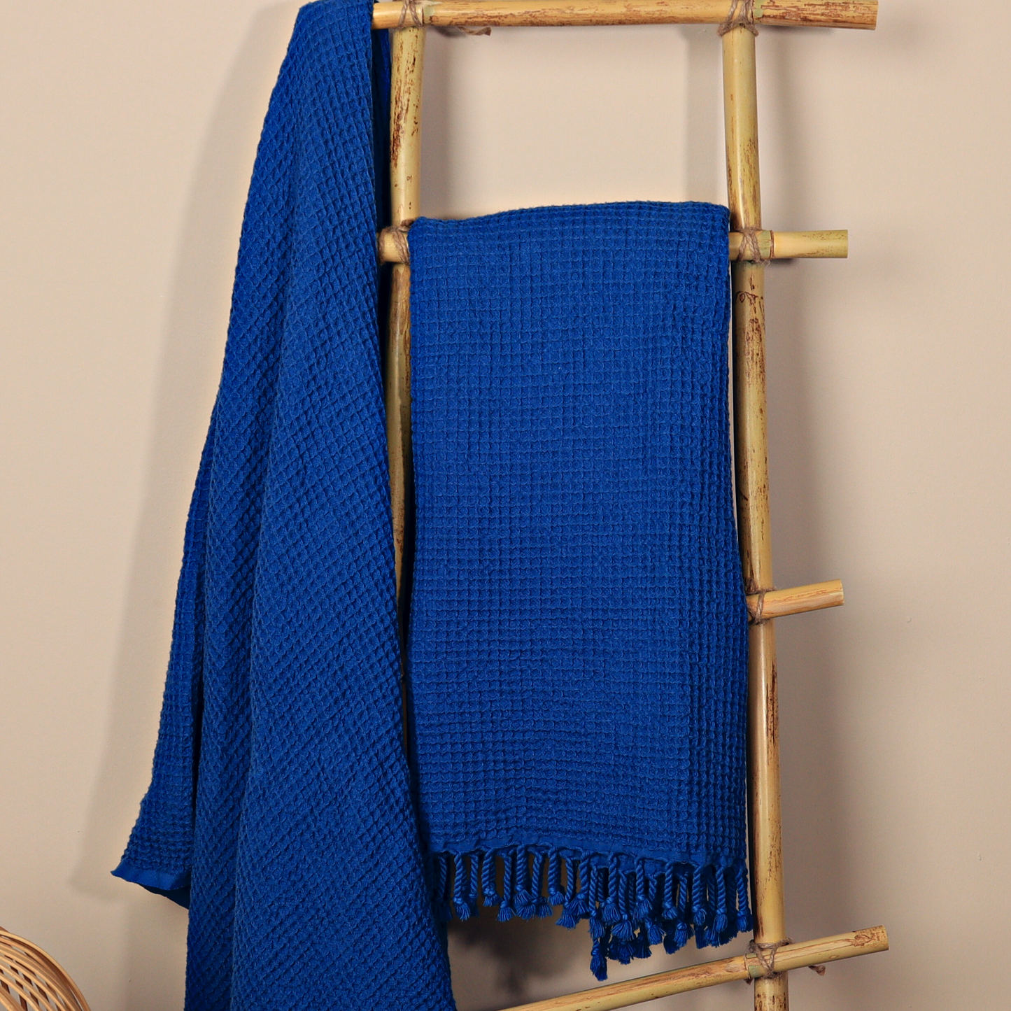 Navy Blue Turkish Waffle Towels