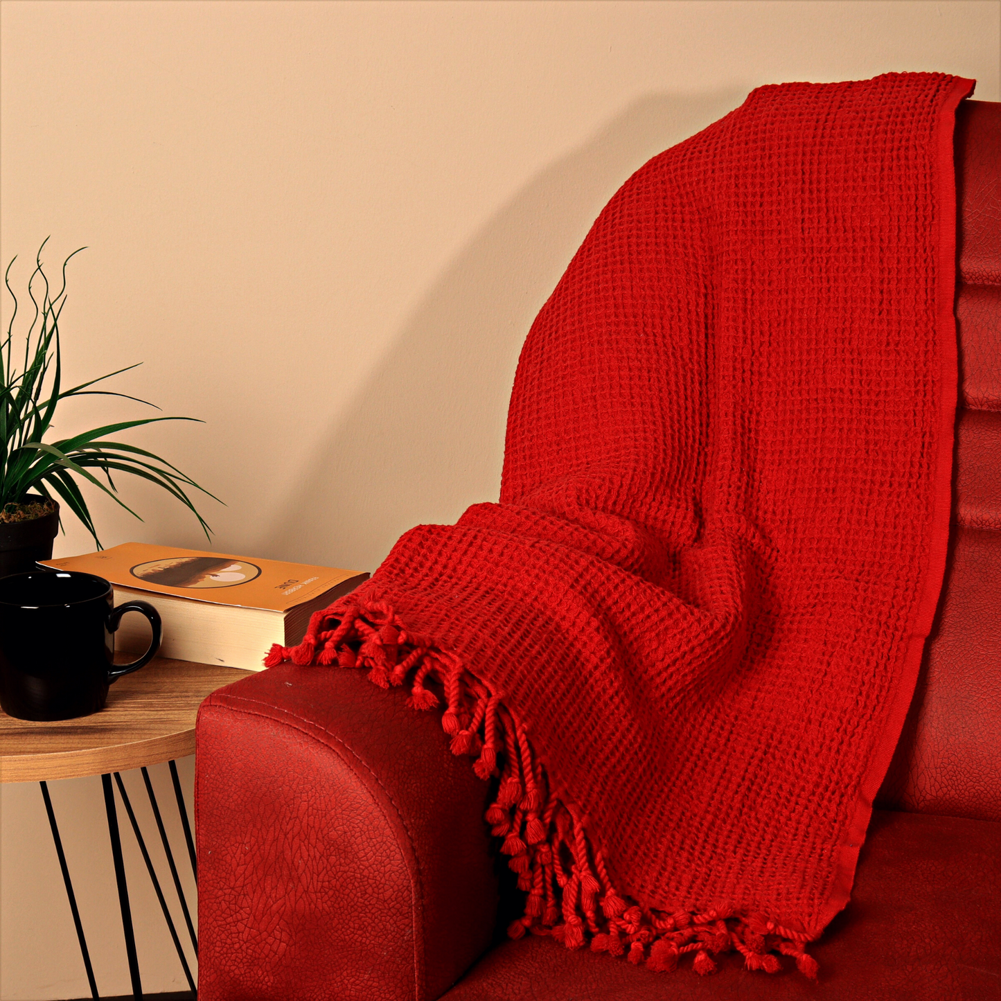 Red Turkish Waffle Towels
