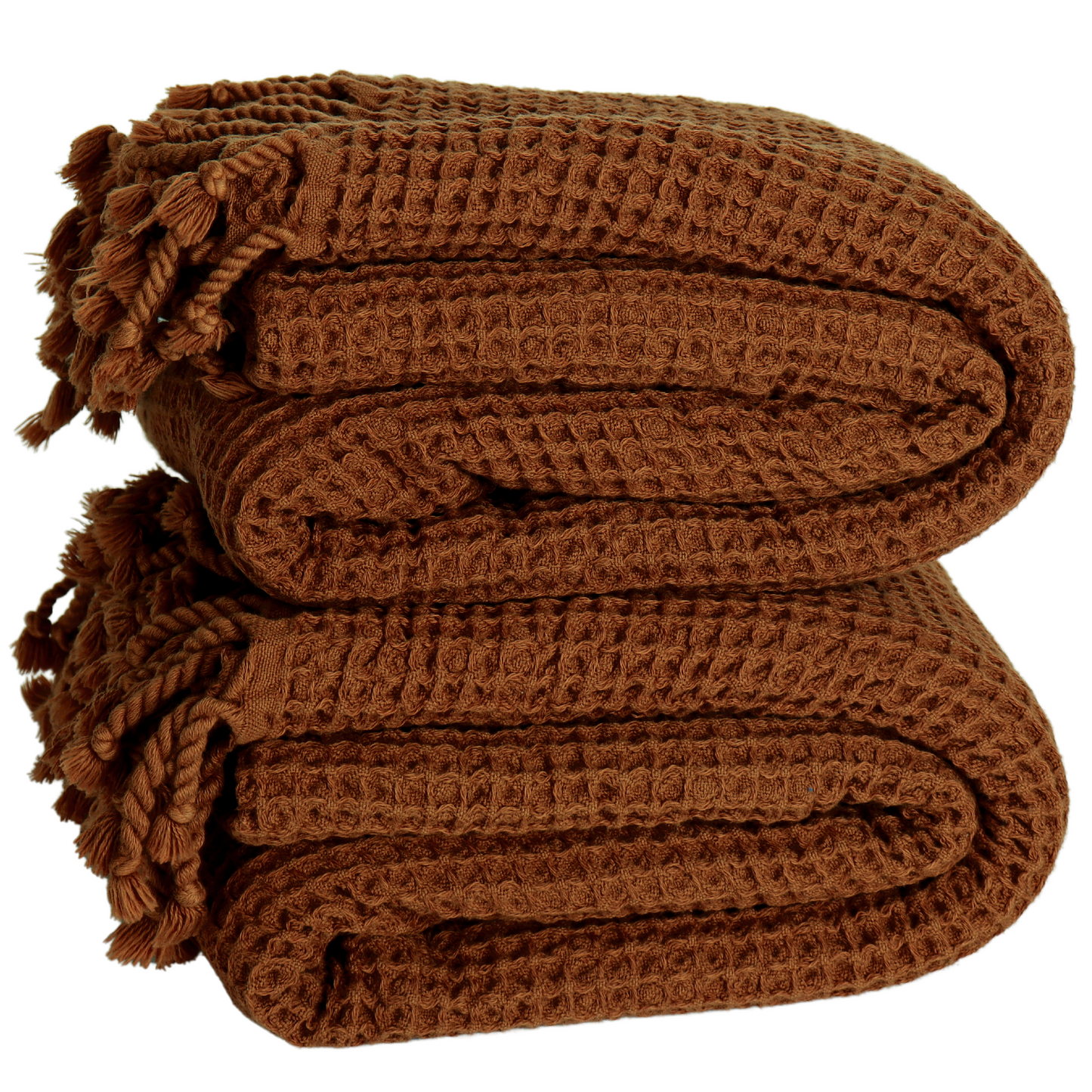 Rust Turkish Waffle Towels