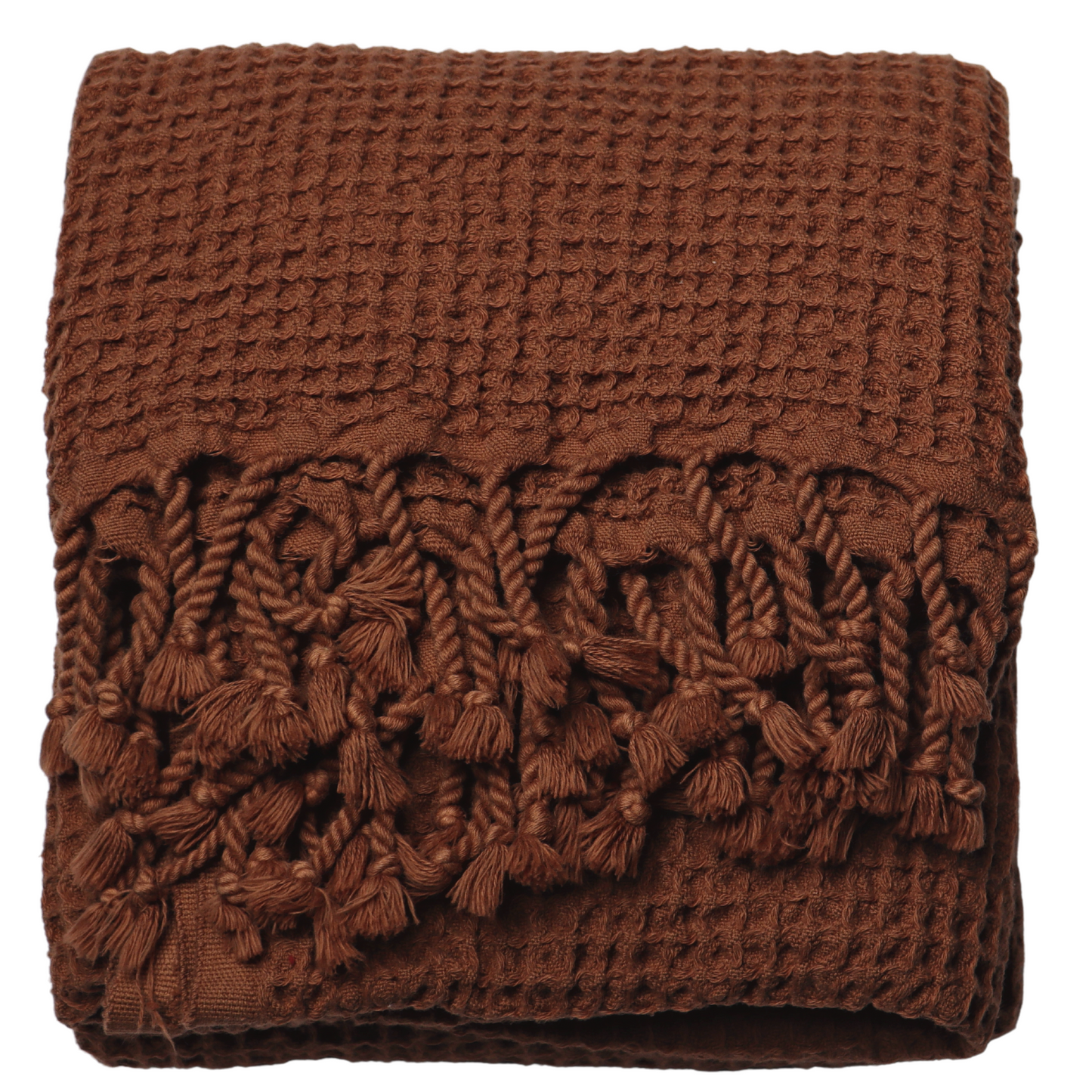Rust Turkish Waffle Towels
