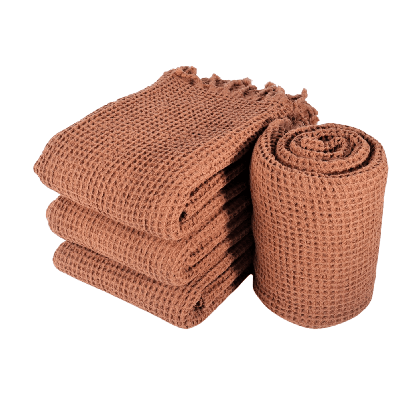Tobacco Turkish Waffle Towels