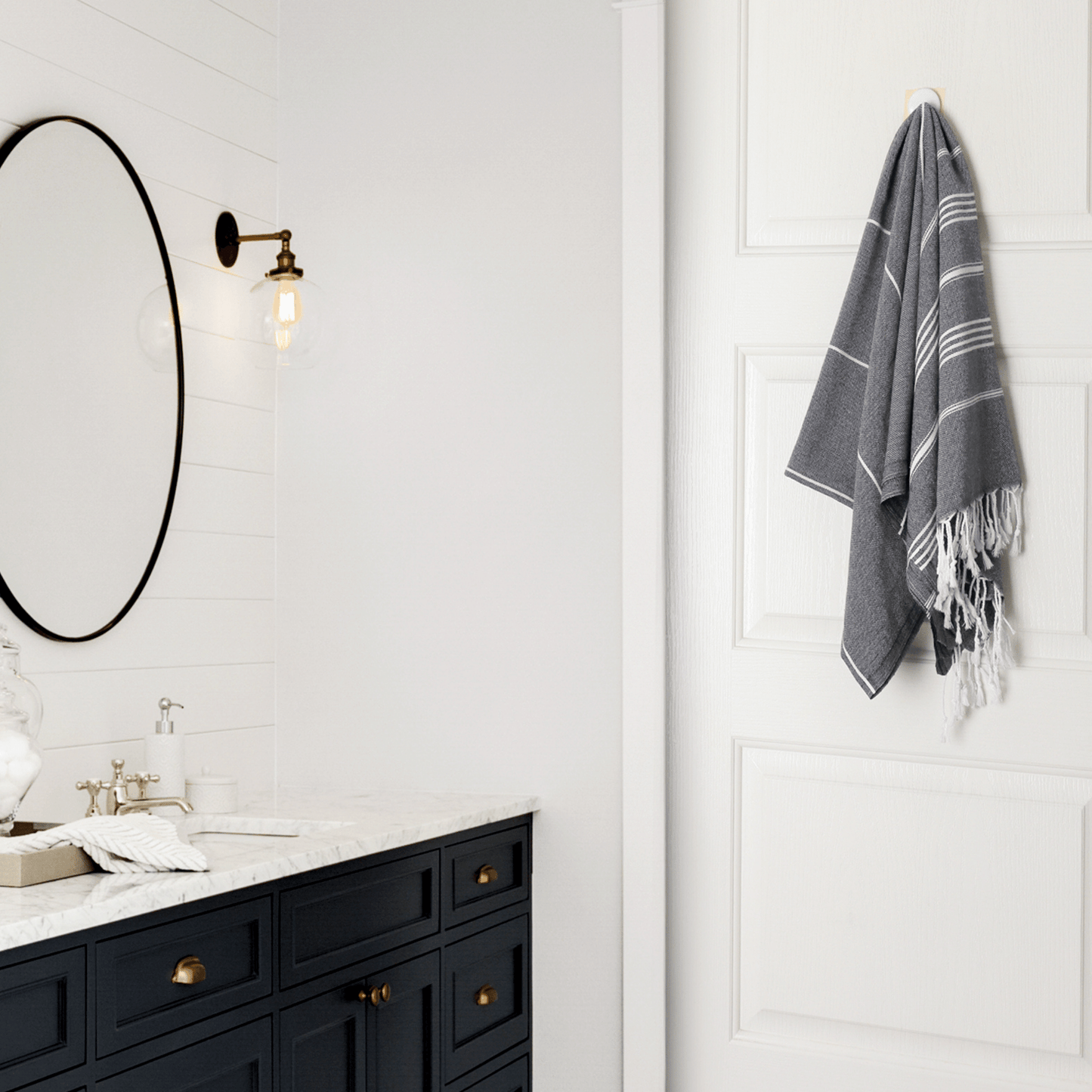 Black Turkish Towel Sultan 8