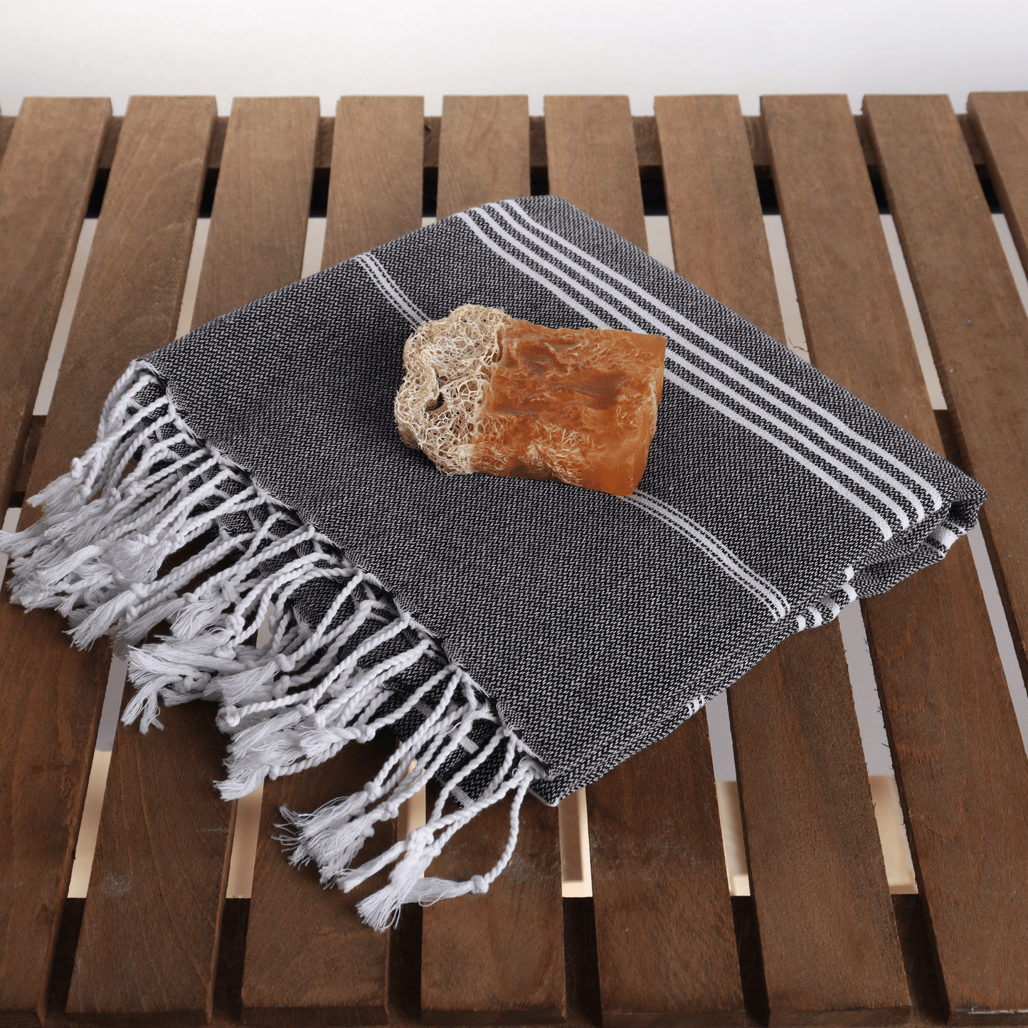 Black Turkish Towel Sultan 1