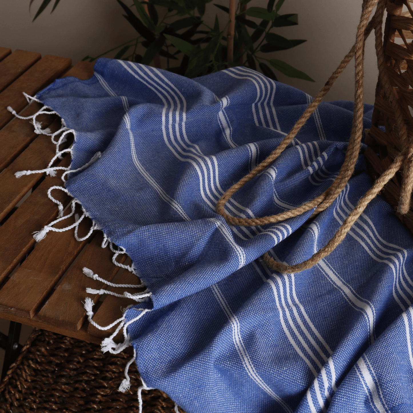 Blue Turkish Beach Towel Sultan - Wholesale and Bulk Turkish Towels