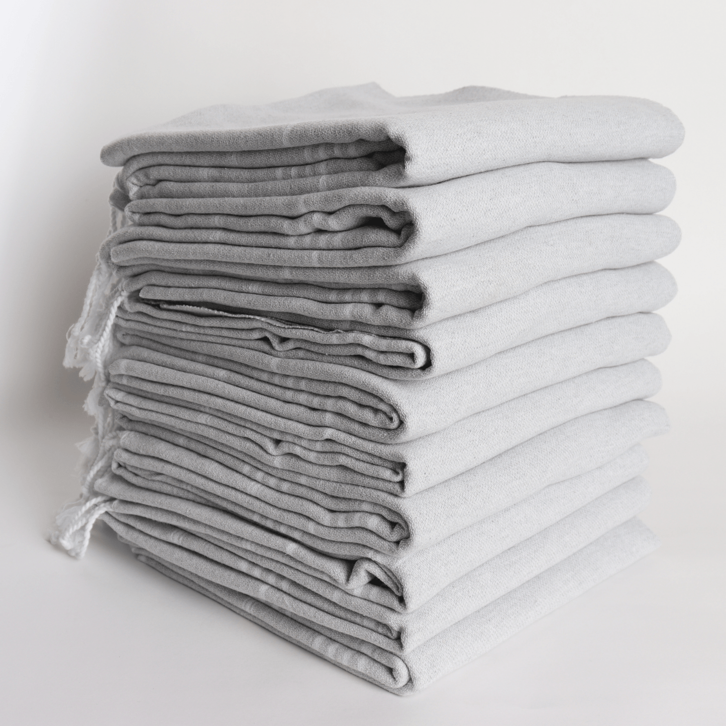 Light Gray Turkish Beach Towel Sultan