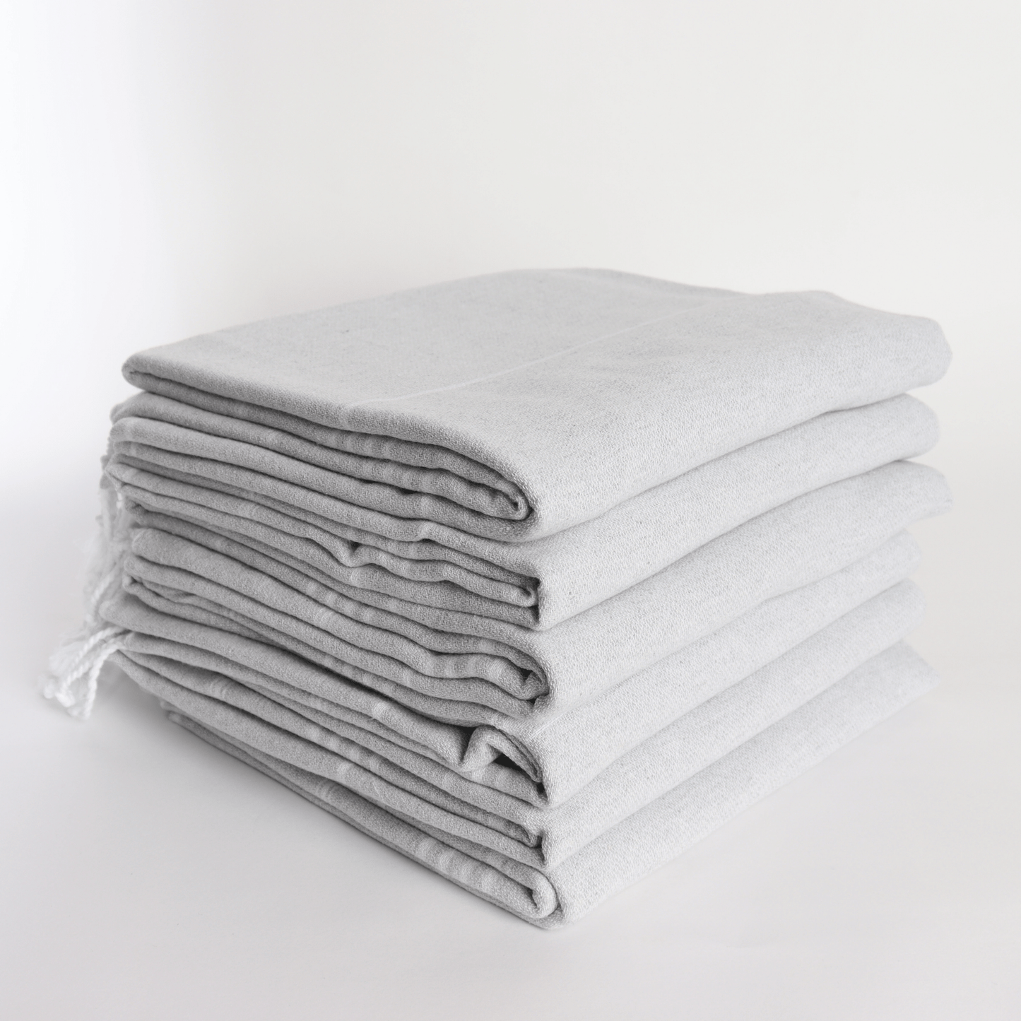 Light Gray Turkish Beach Towel Sultan
