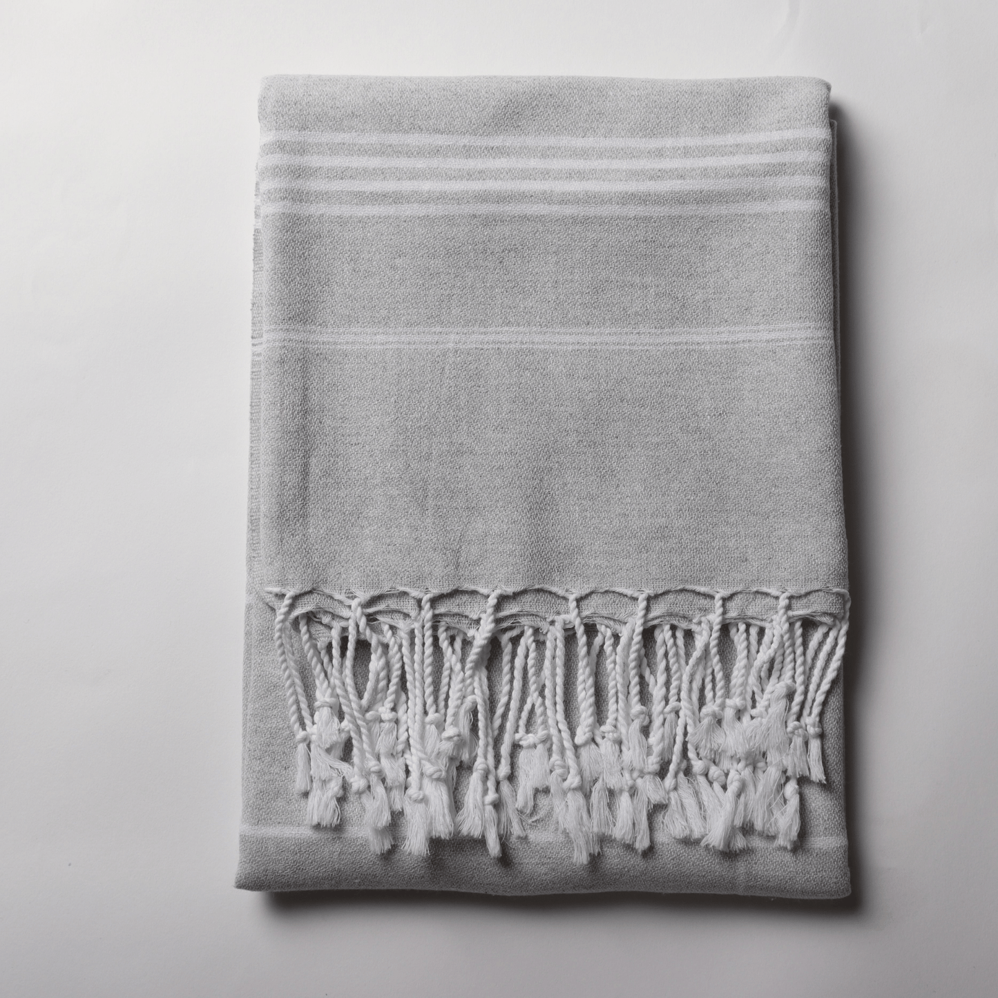 Light Gray Turkish Beach Towel Sultan