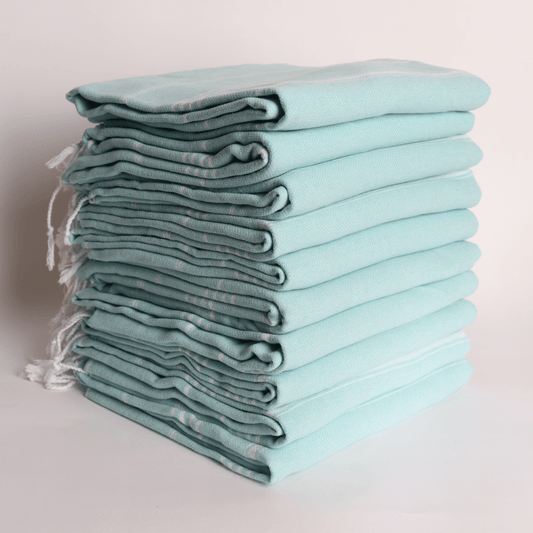 Light Green Turkish Beach Towel Sultan - Wholesale and Bulk Turkish Towels