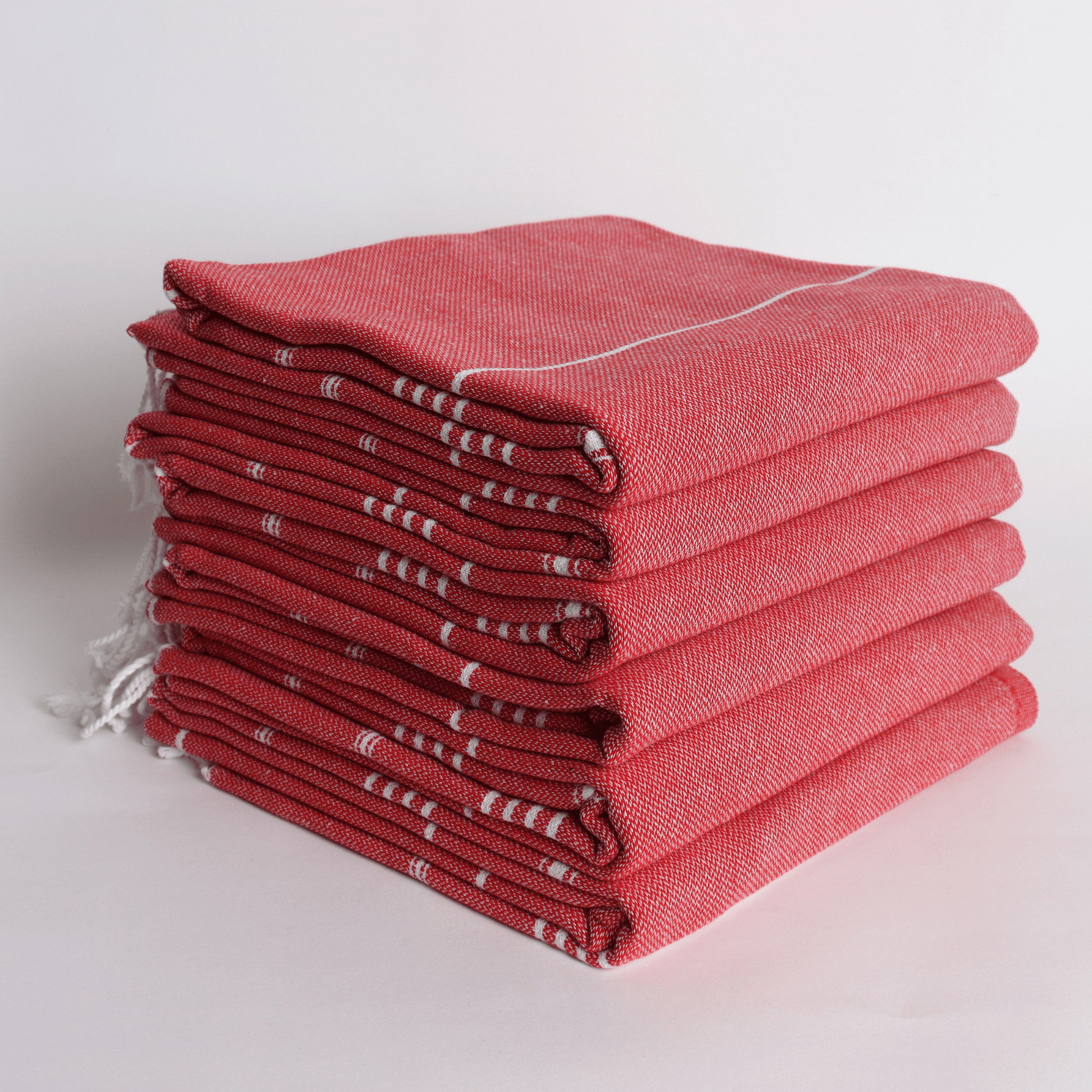 Red Turkish Beach Towel Sultan - 8