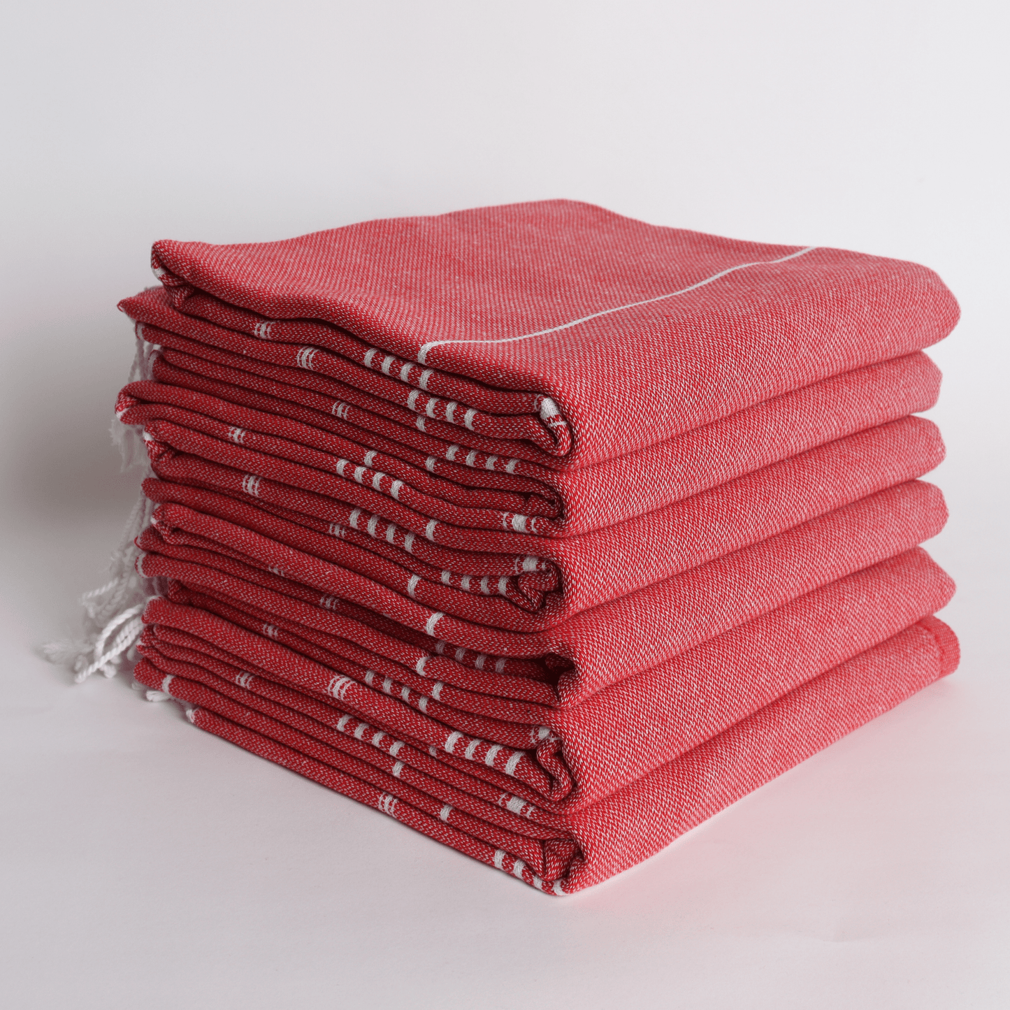 Red Turkish Beach Towel Sultan - 8
