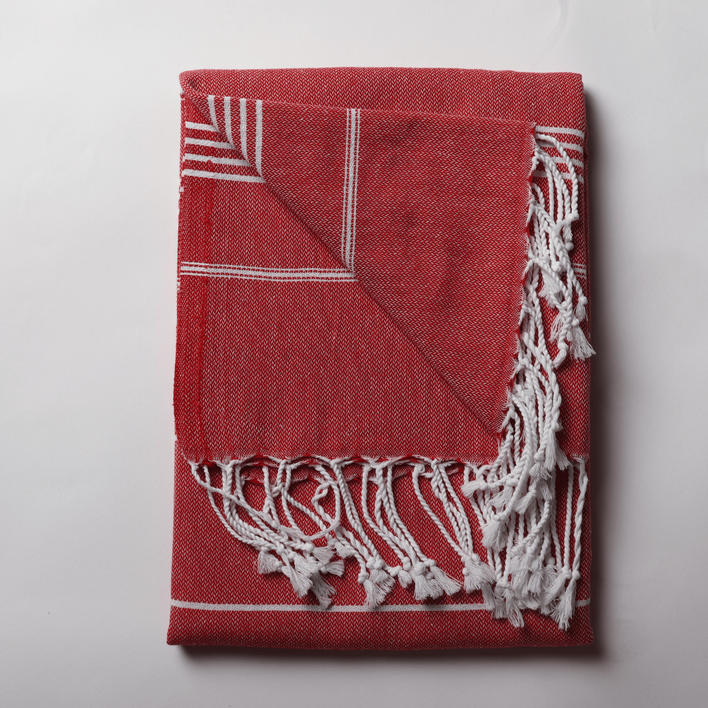 Red Turkish Beach Towel Sultan - 1