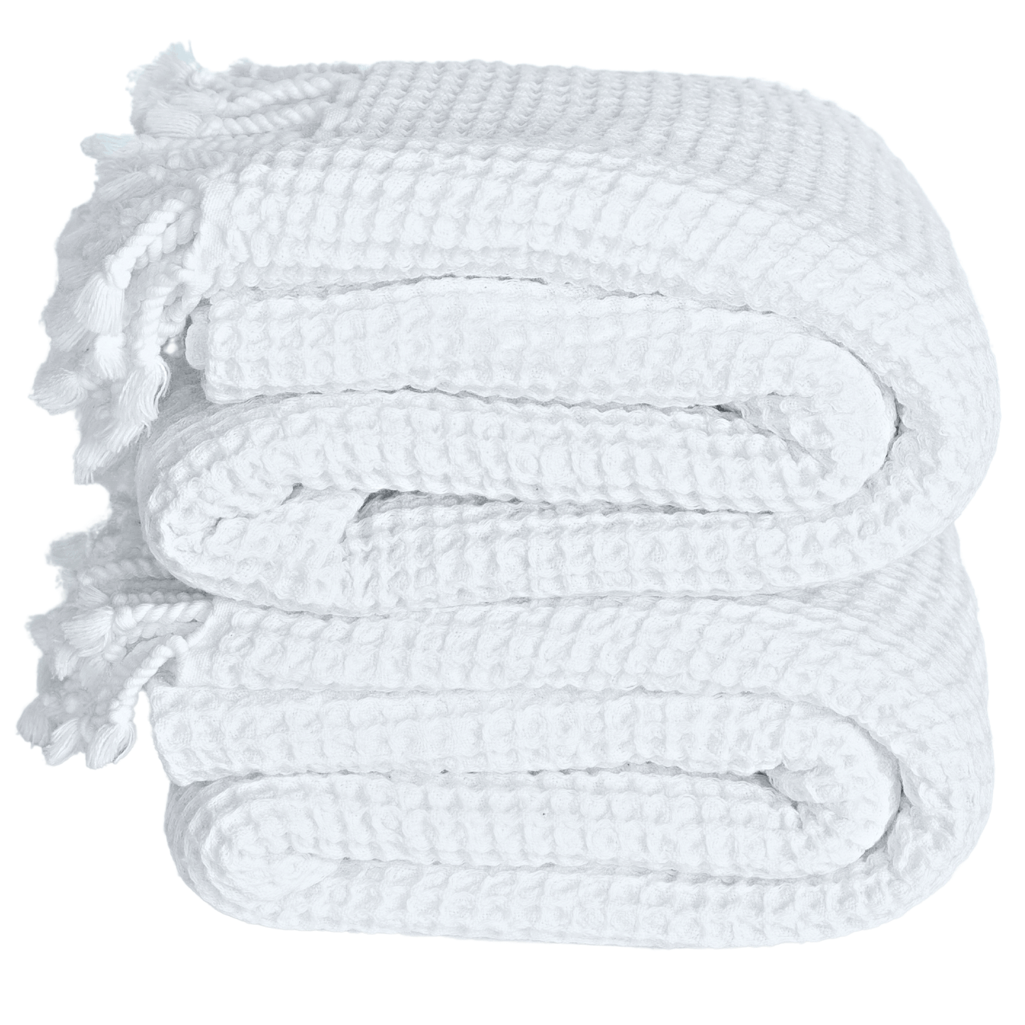 White Turkish Waffle Towels for bath, beach