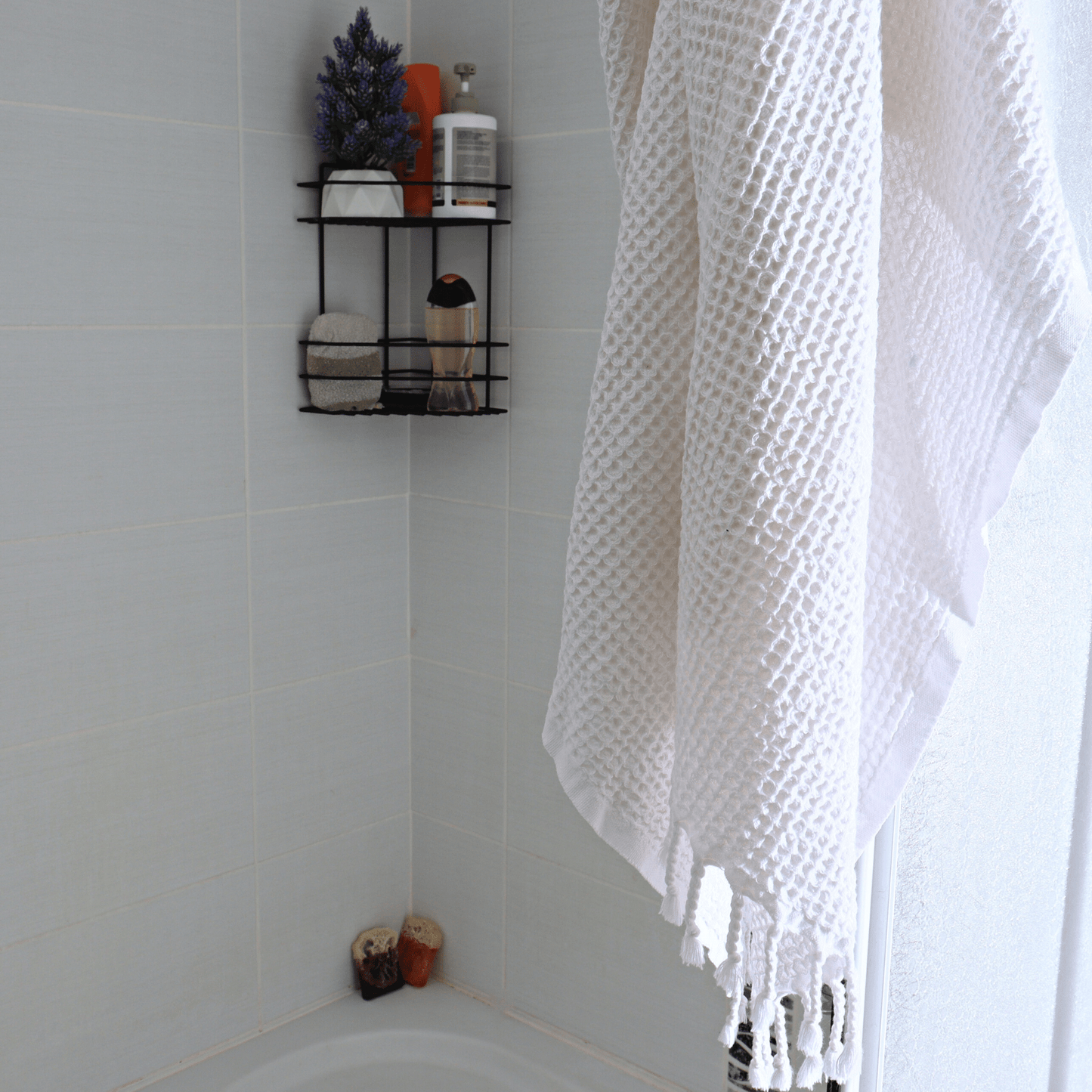White Turkish Waffle Towels