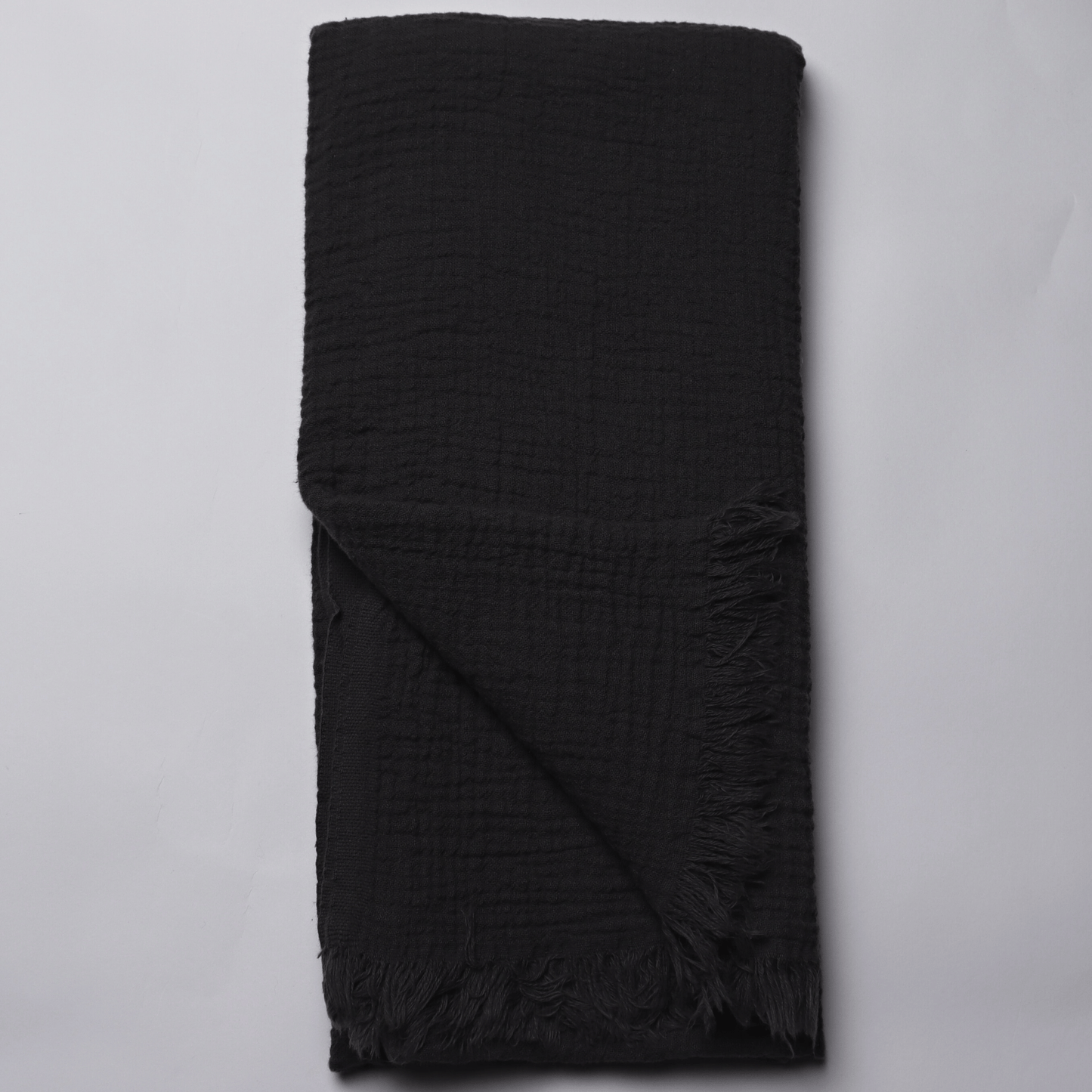 Anthracite Muslin Towel for Adults