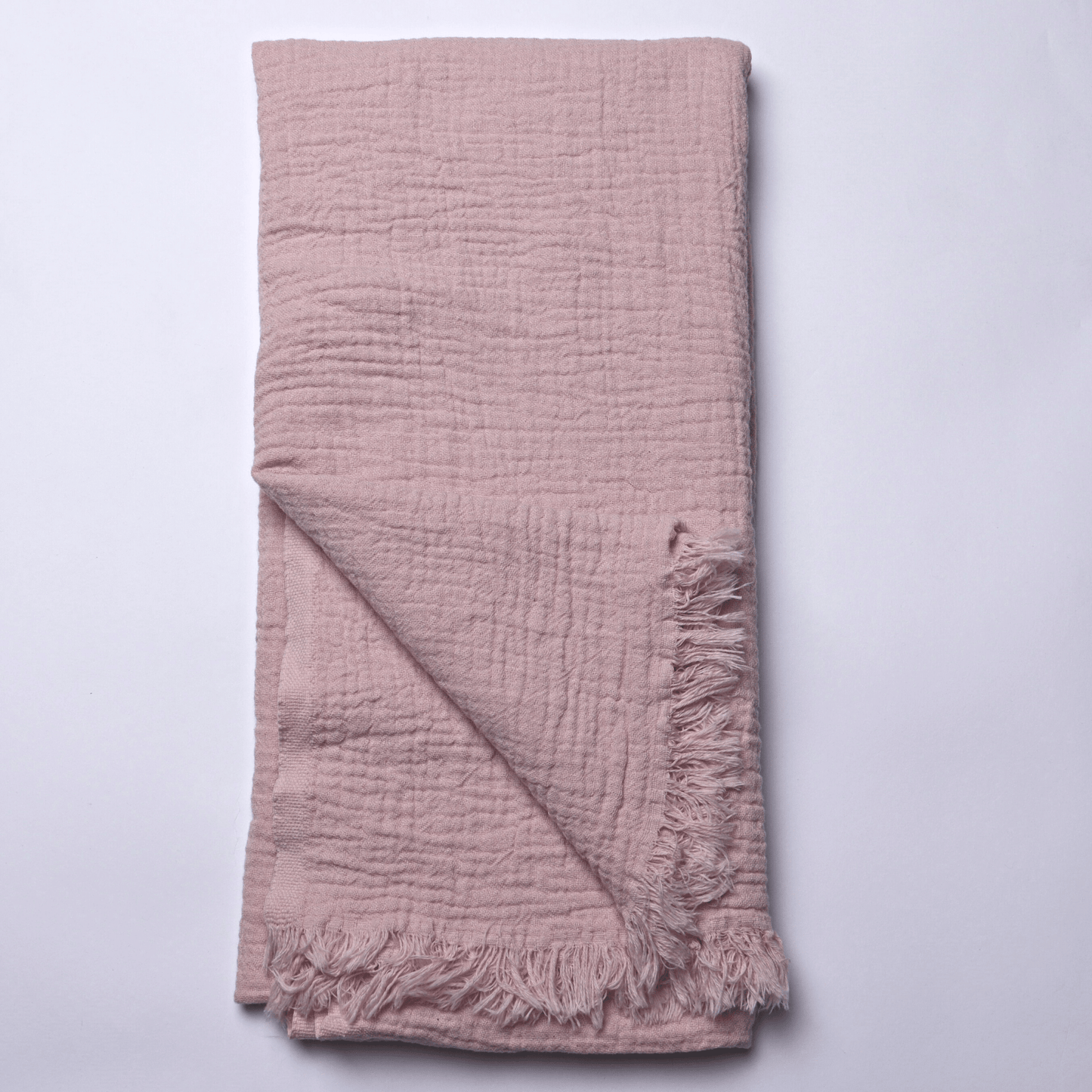 Light Pink Muslin Towel for Adults