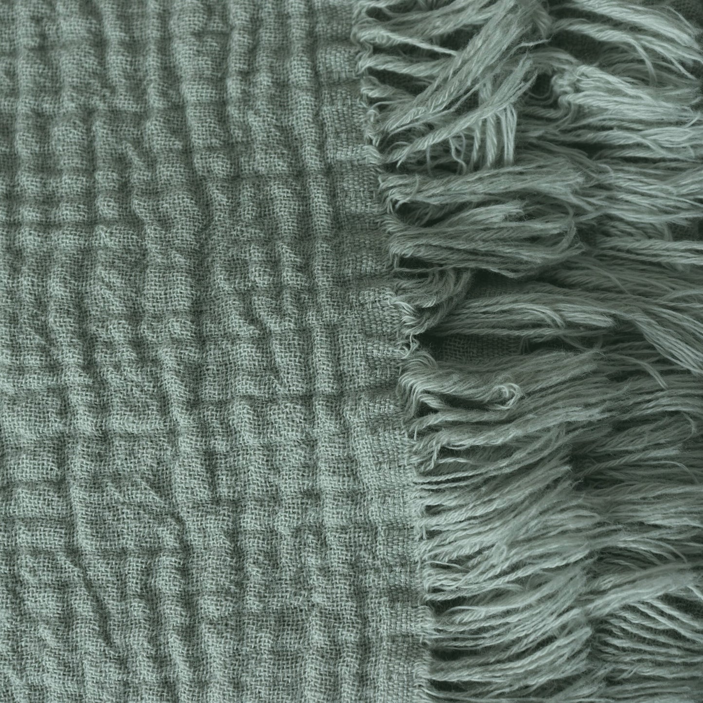 Ice Green Muslin Towel for Adults